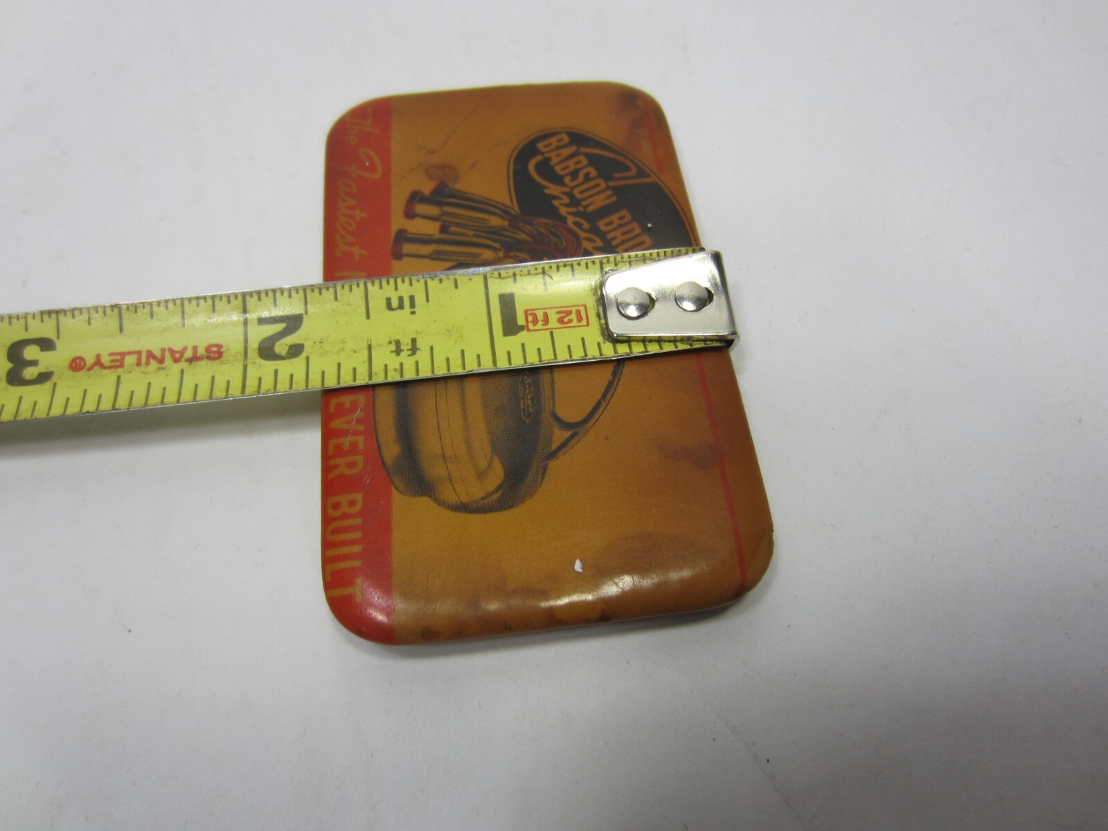 Vintage Babson Bros. Co. Milker Advertising Honing Stone