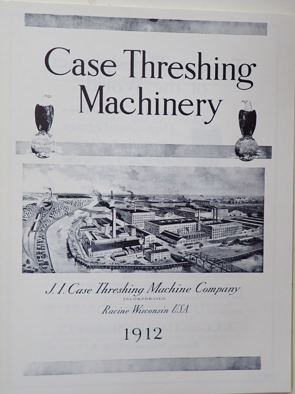 CASE THRESHING MACHINERY CATALOG 1912