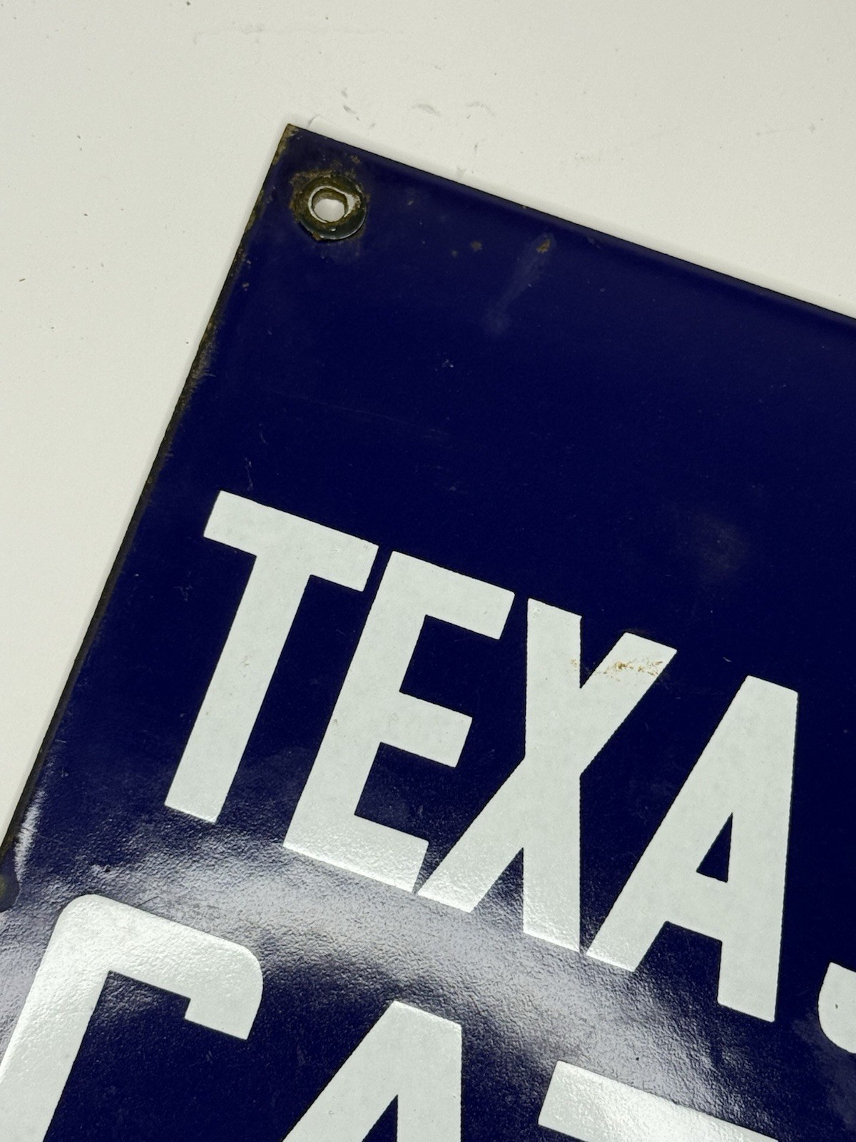 Vintage Porcelain Texas & Southwestern Cattle Raisers Association Posted Sign