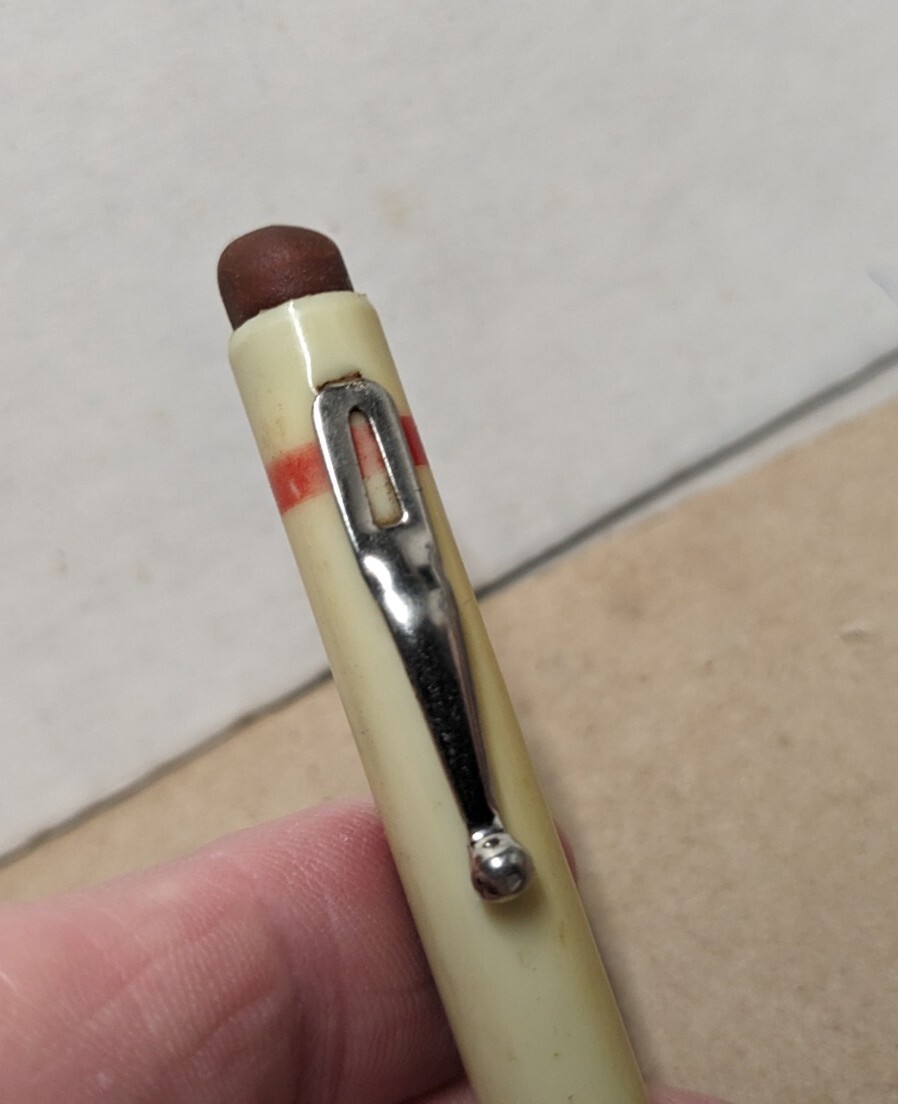 Vintage Harry B. Hansen Grinding And Trucking Phone 115 Elkhorn Ia Bullet Pencil