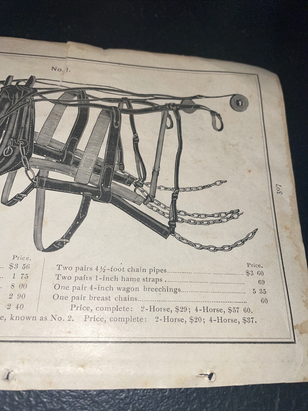 1891 Baldwin – Farm Wagon Harness – Farm Advertising – New Orleans