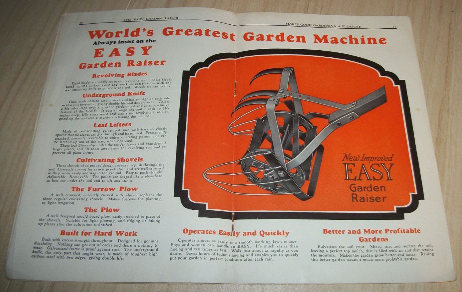 VINTAGE 30s-40s BETTER GARDENING BROCHURE EASY MFG. CO. LINCOLN NEBRASKA 19 PAGE