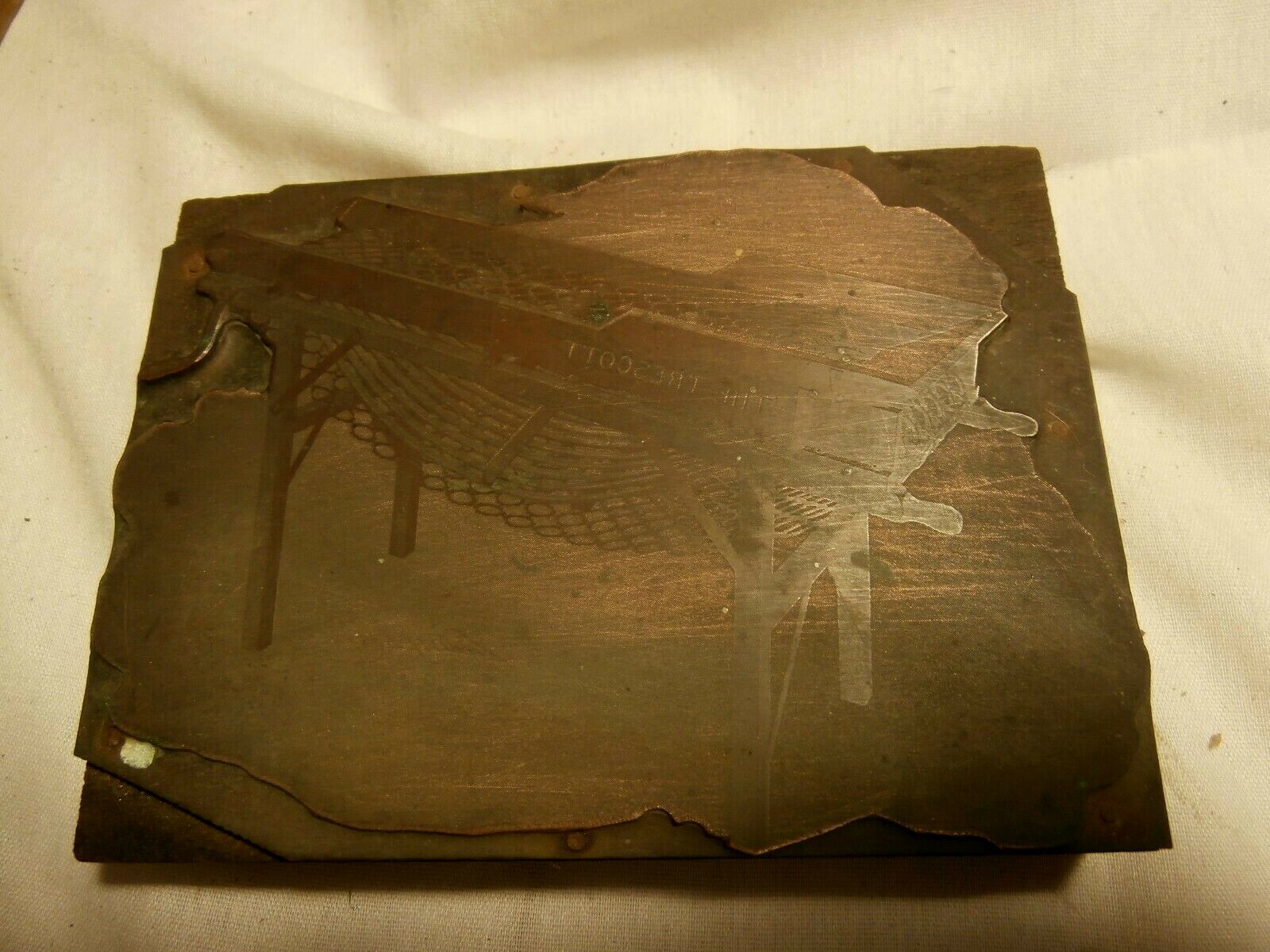 Antique Printers Printing Block Trescott Fruit Vegetable Grader Machine