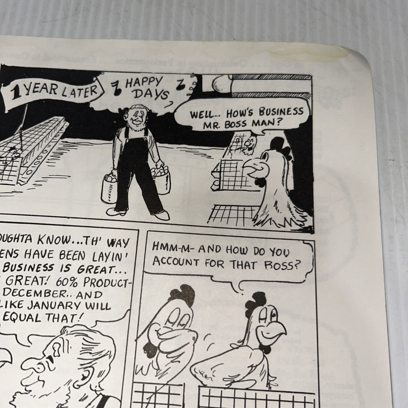 1950s Farmer Brown’s Lucky Day Comic Poultry Ventilation LA Pockman Promo/250h