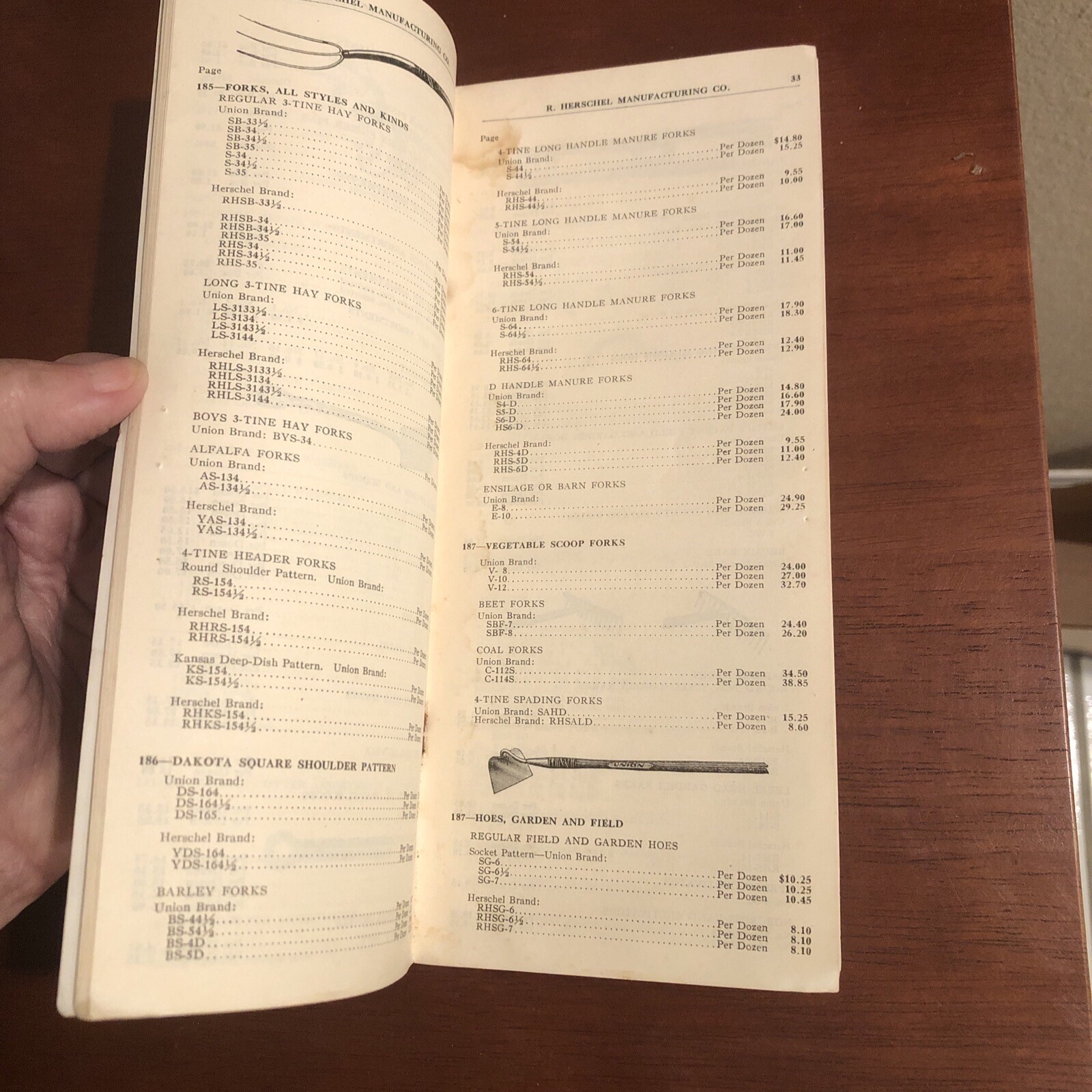 1937 HERSCHEL MANUFACTURING Price List ~ Catalog 83 ~ East Peoria, IL ~ VINTAGE