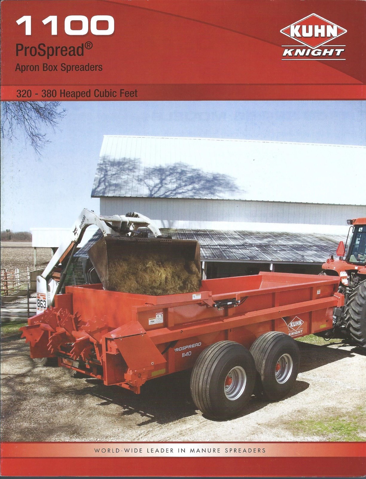 Farm Equipment Brochure – Kuhn Knight – 1130 1140 Manure Spreader – 2009 (F5096)