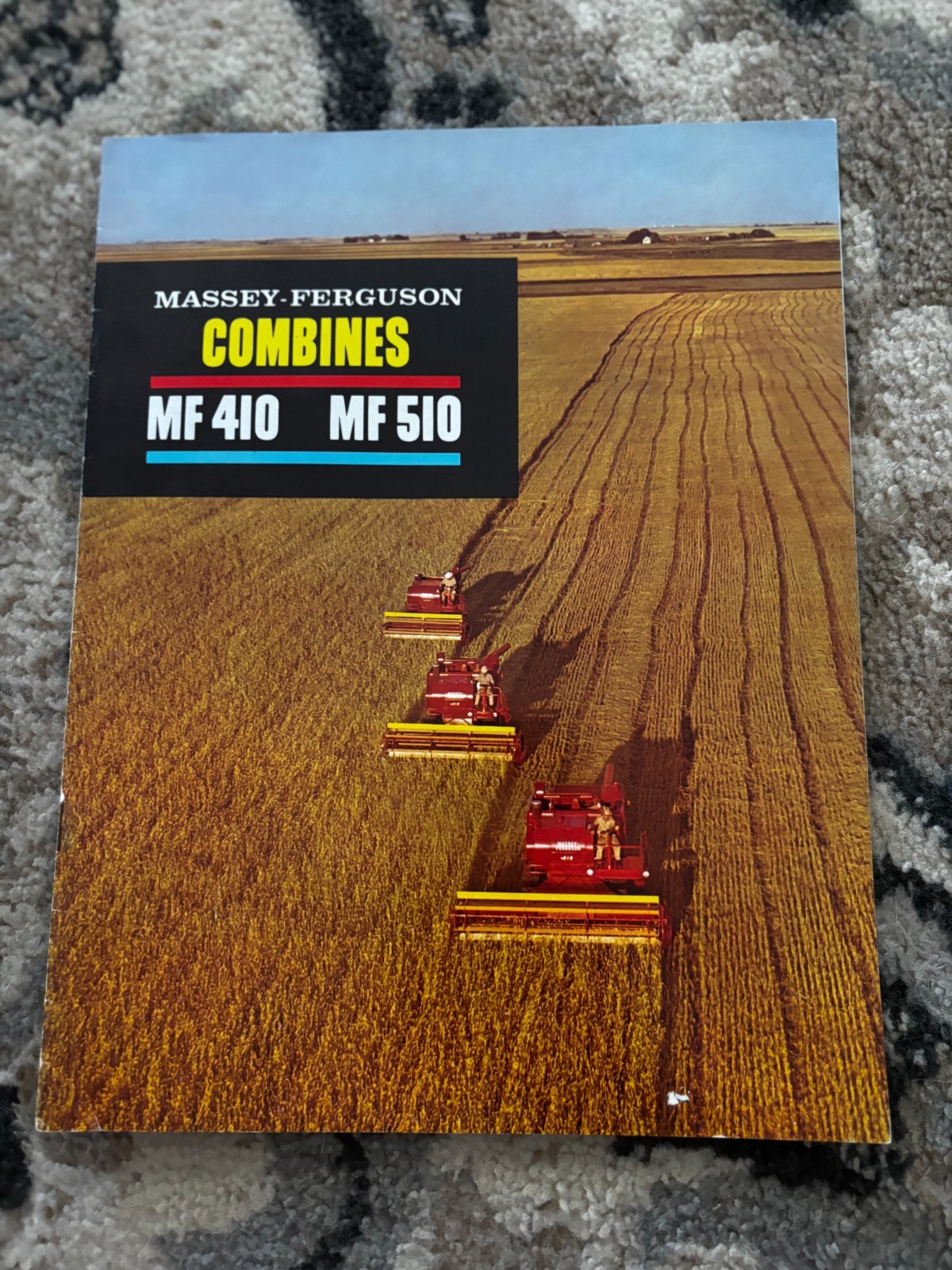 Massey Ferguson 410 510 Combine For 1964 Brochure DCPA26