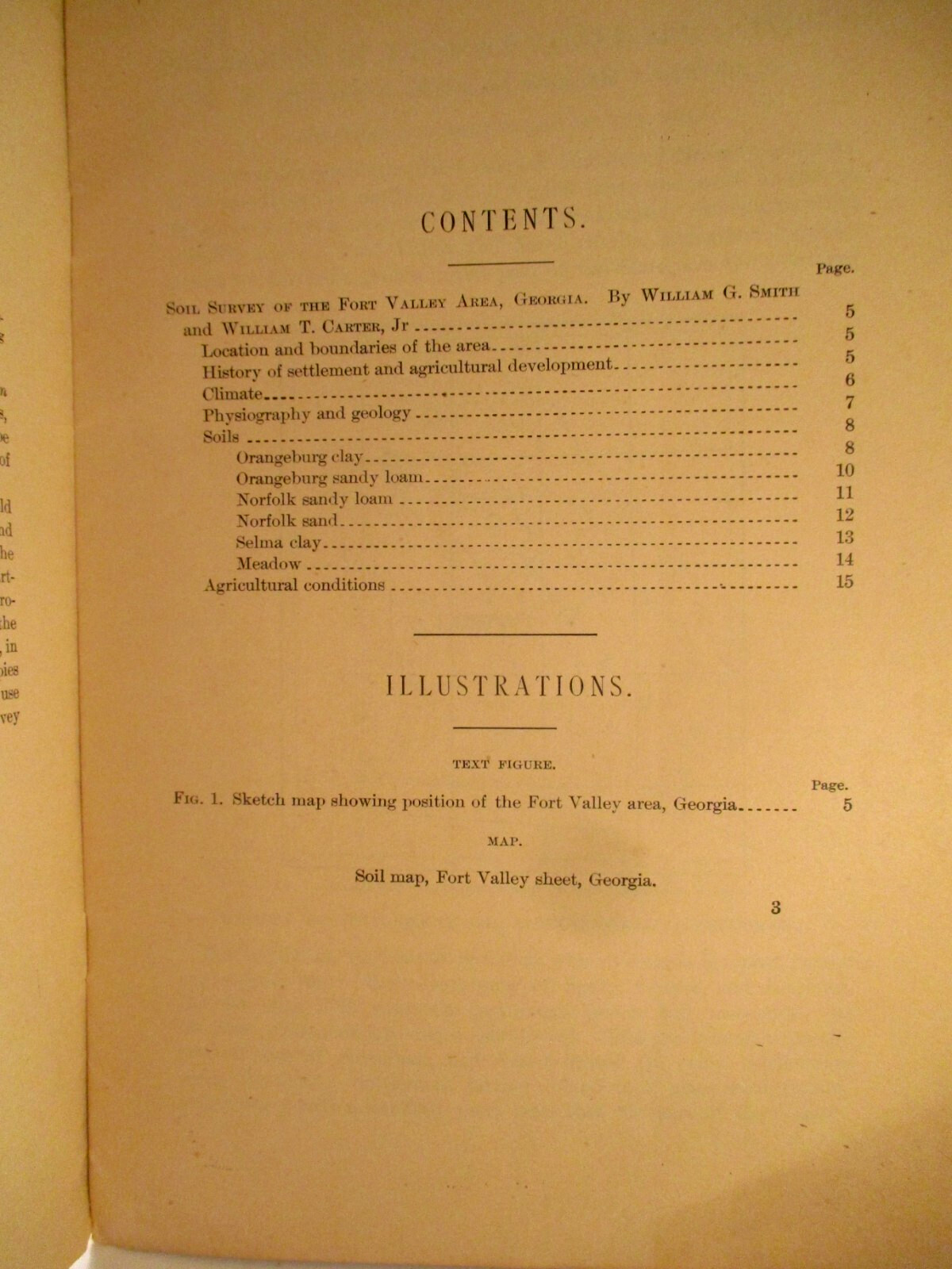 Early 1900s US DEPT AGRICULTURE SOIL SURVEY FORT VALLEY AREA GEORGIA BOOKLET/MAP