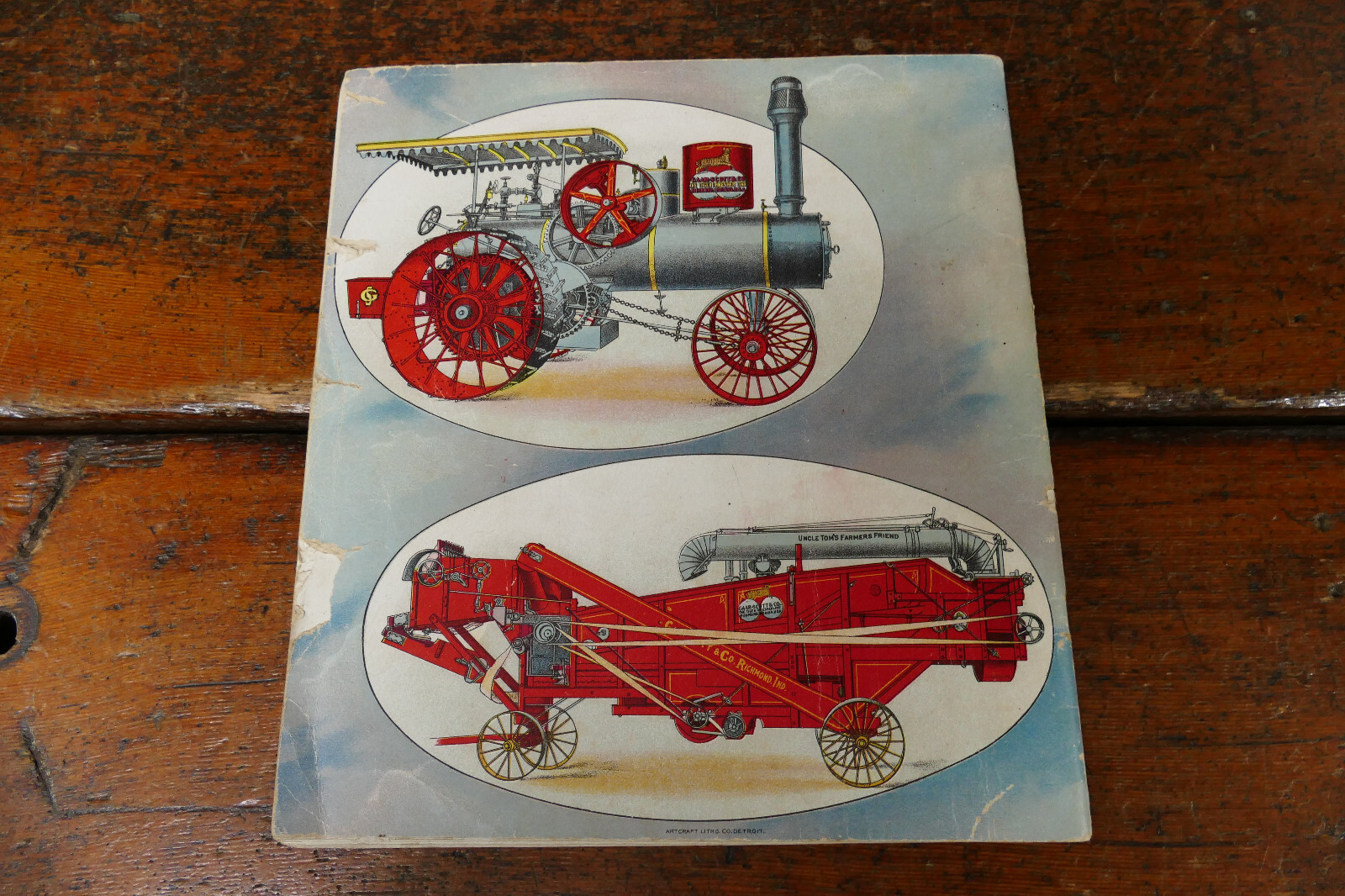 RARE Antique Original 1908 Gaar Scott & Co Tiger Threshing Line Tractor Catalog