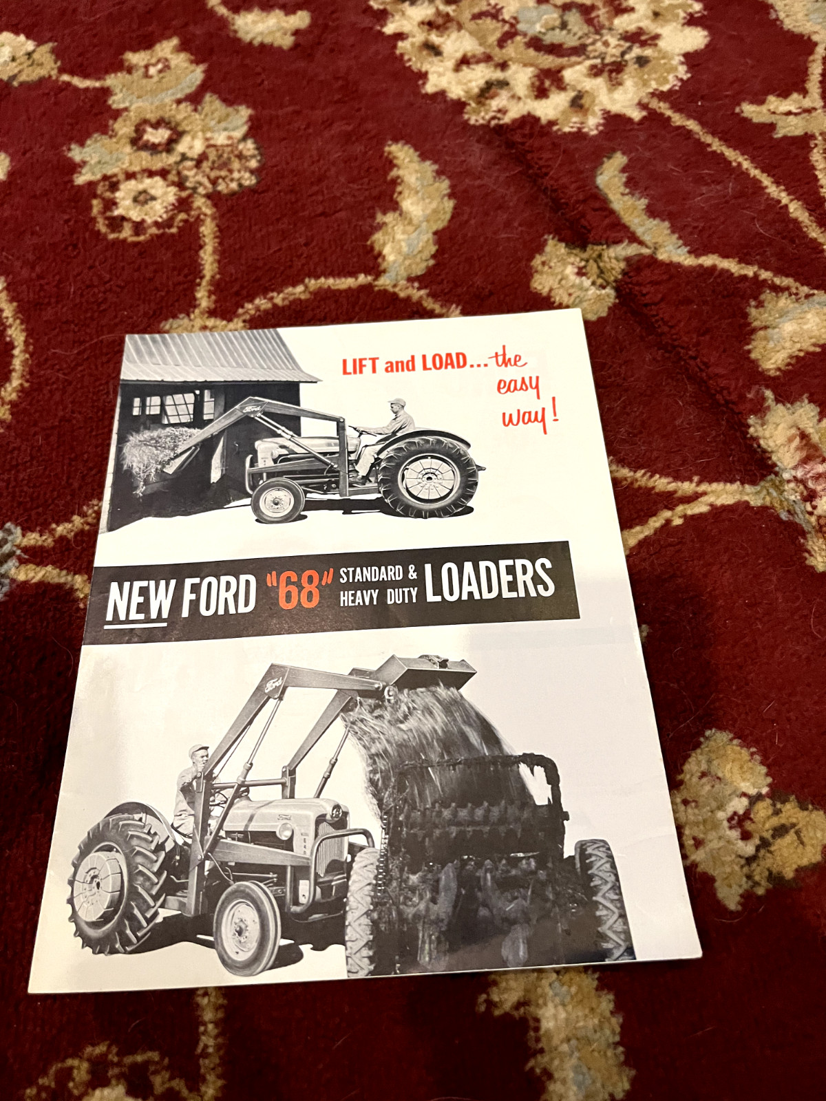 Ford Tractor 68 Standard Loader For 1957 Brochure BAOH