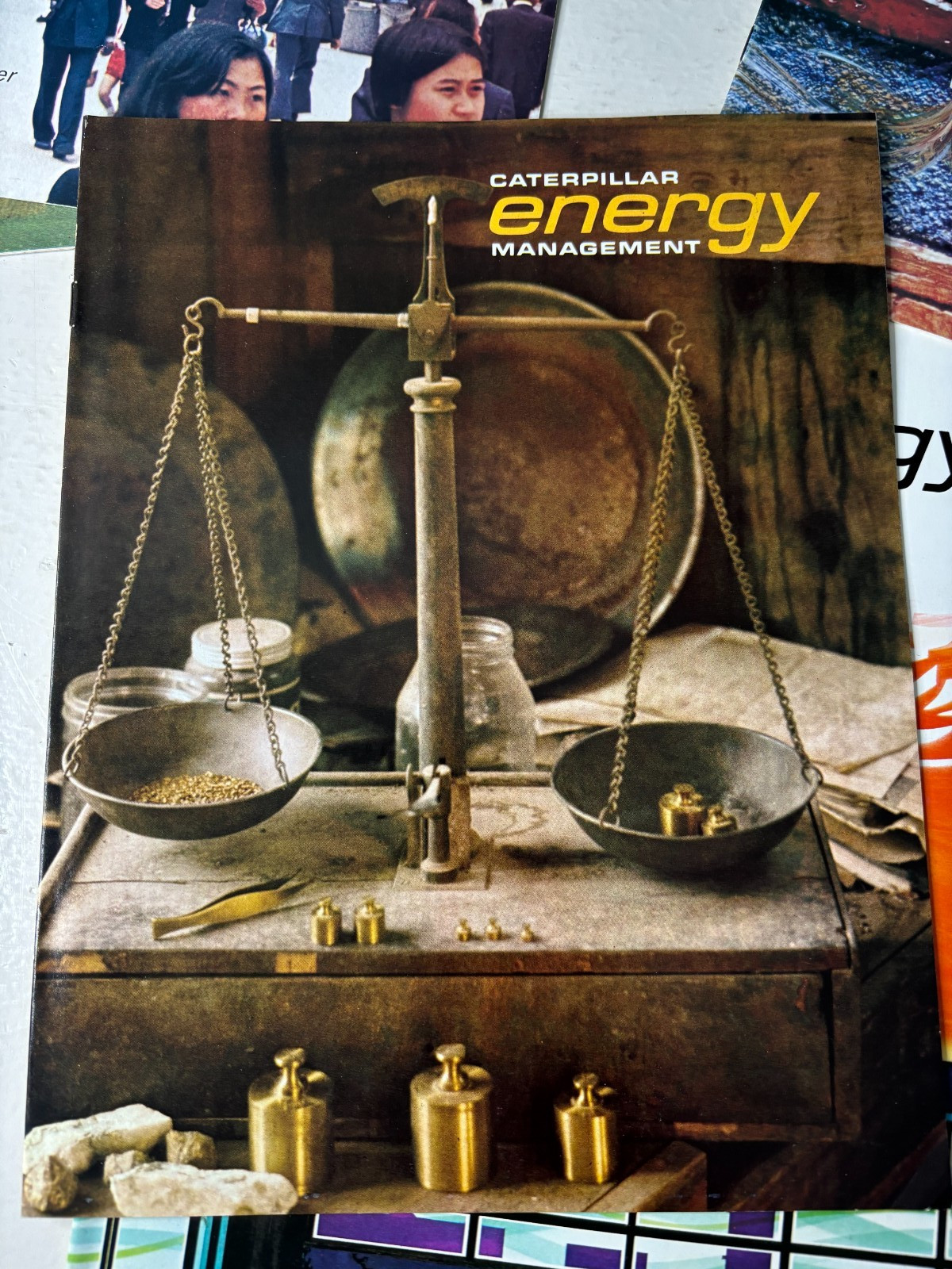 Caterpillar CAT Energy Management Brochure Lot of 6 Vintage Circa 1970 70s