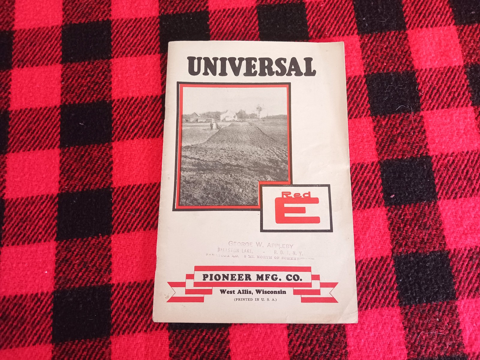 1932 Red-E Garden Tractor Catalog Farm Cultivator Page Brochure