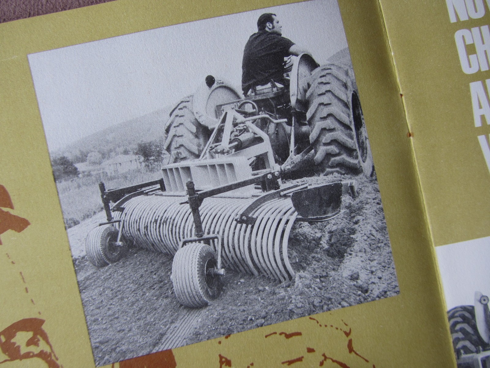 c1970s York Tractor RAKES Sales Brochure Specs Photos Models Pro RE RM RO RS