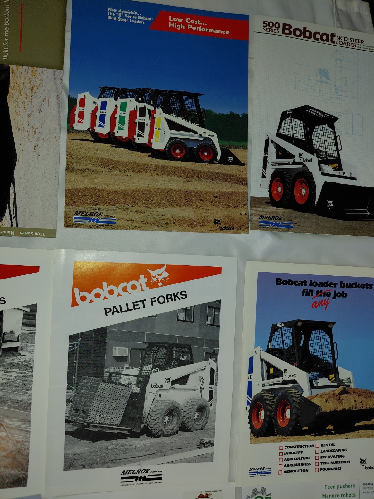 Lot Of 80+ Modern (Year 2000+) Farm Equipment, Tractor, Combine Brochures