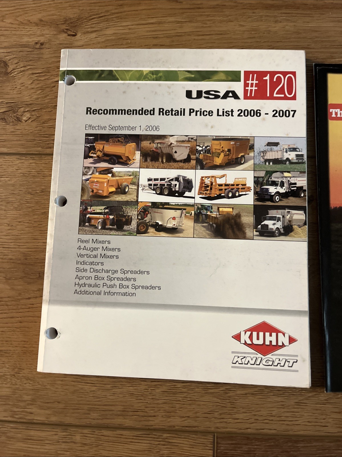 2006-2007 KUHN Farming Retail Price List USA Farming Brochures