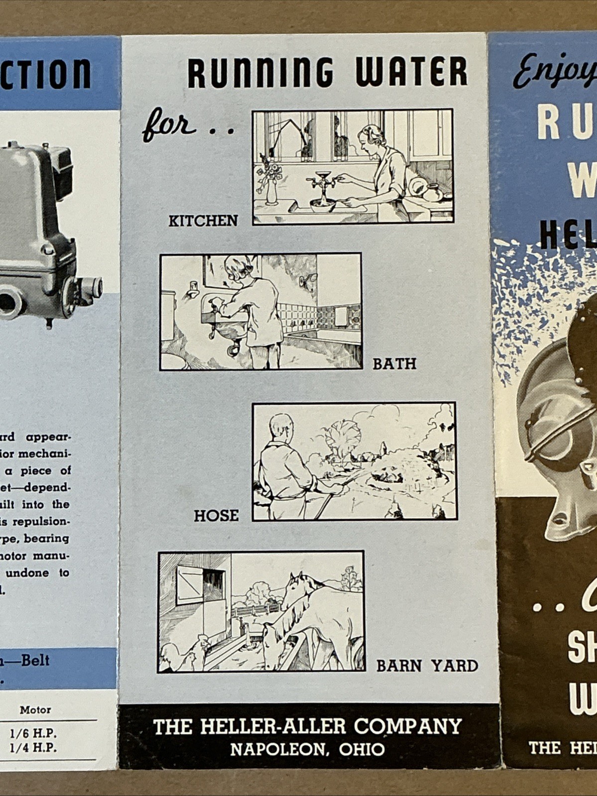 Group Of Heller Aller Co. Brochures 1950s And Before Napoleon Ohio INV-P0126