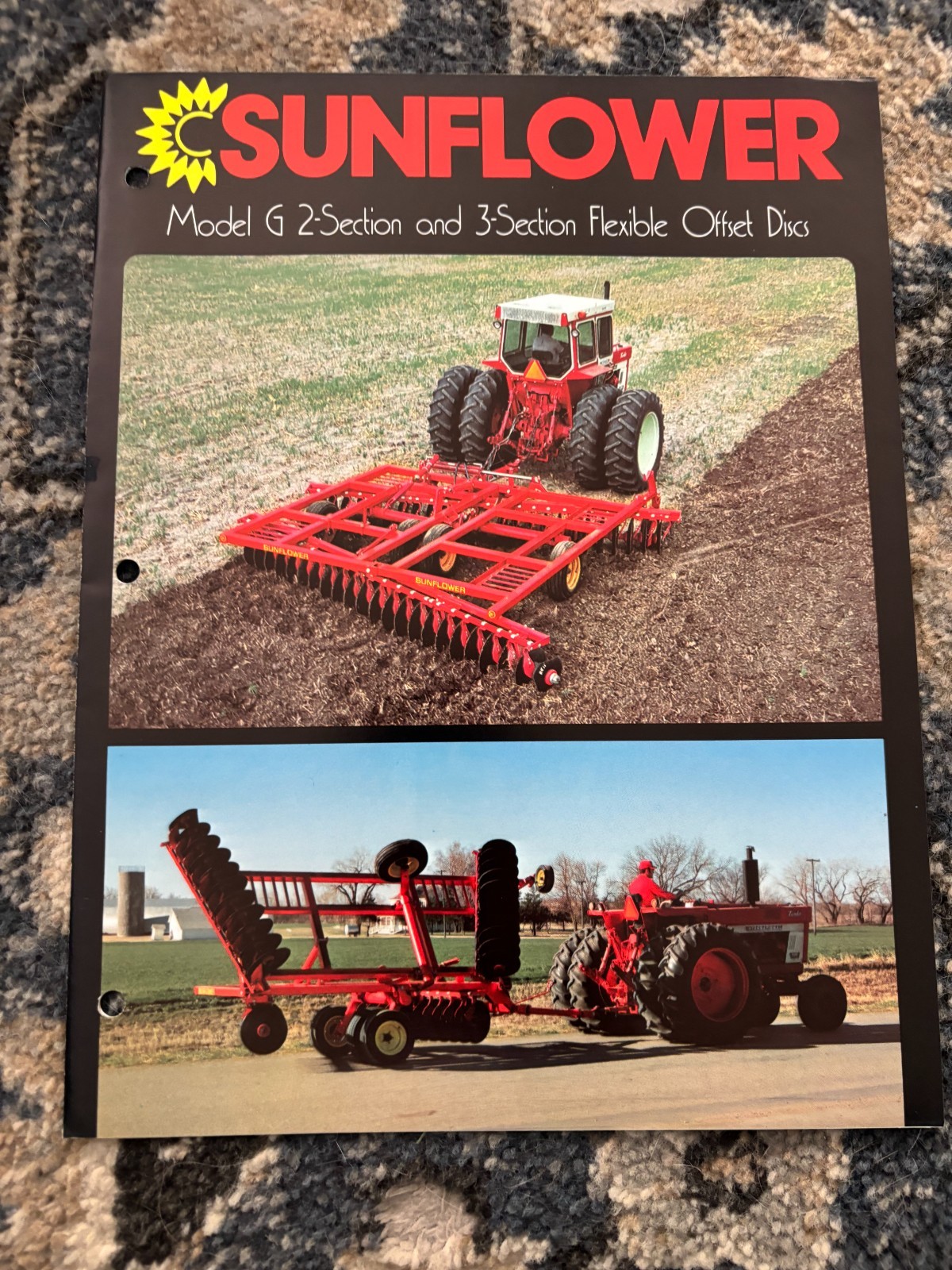 Sunflower Model G 2 & 3 Section Flexible Offset Discs Brochure AMIL26