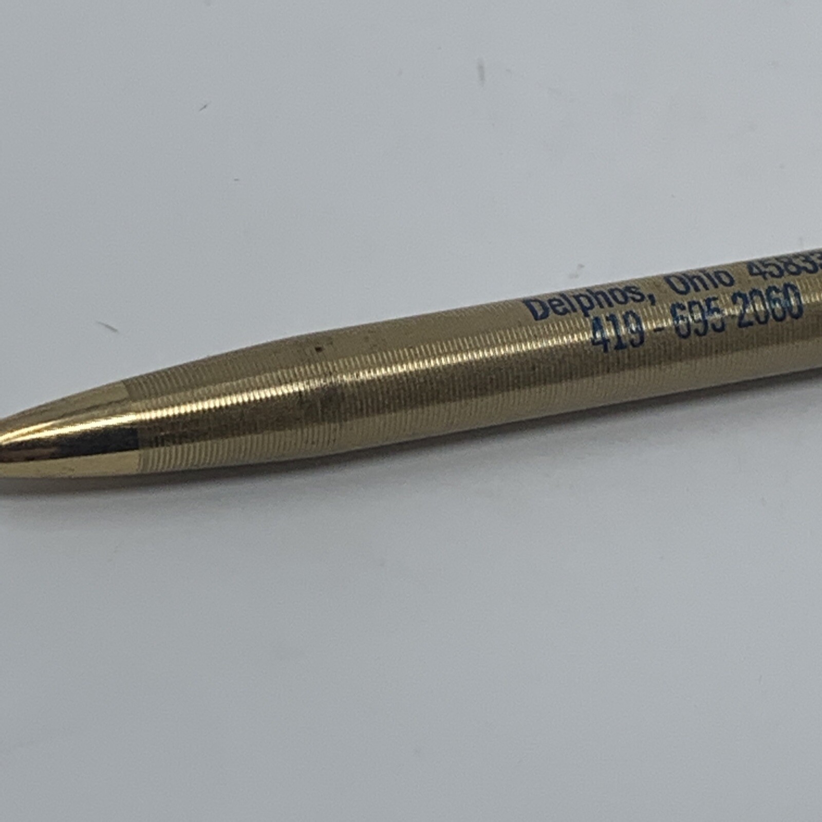 Vintage Ritepoint USA Gold Pen KILL BROTHERS Delphos Ohio farm equipment dealer