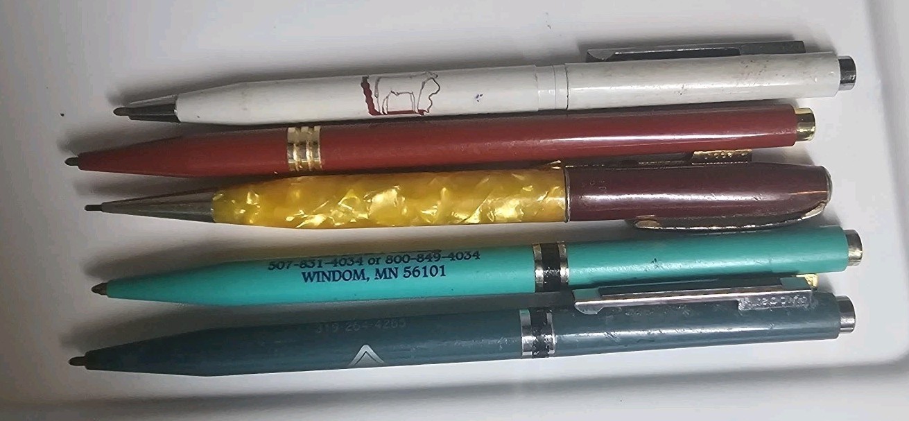 Lot Of Charles City, Iowa And Area Pencil Pen Collection Floyd County