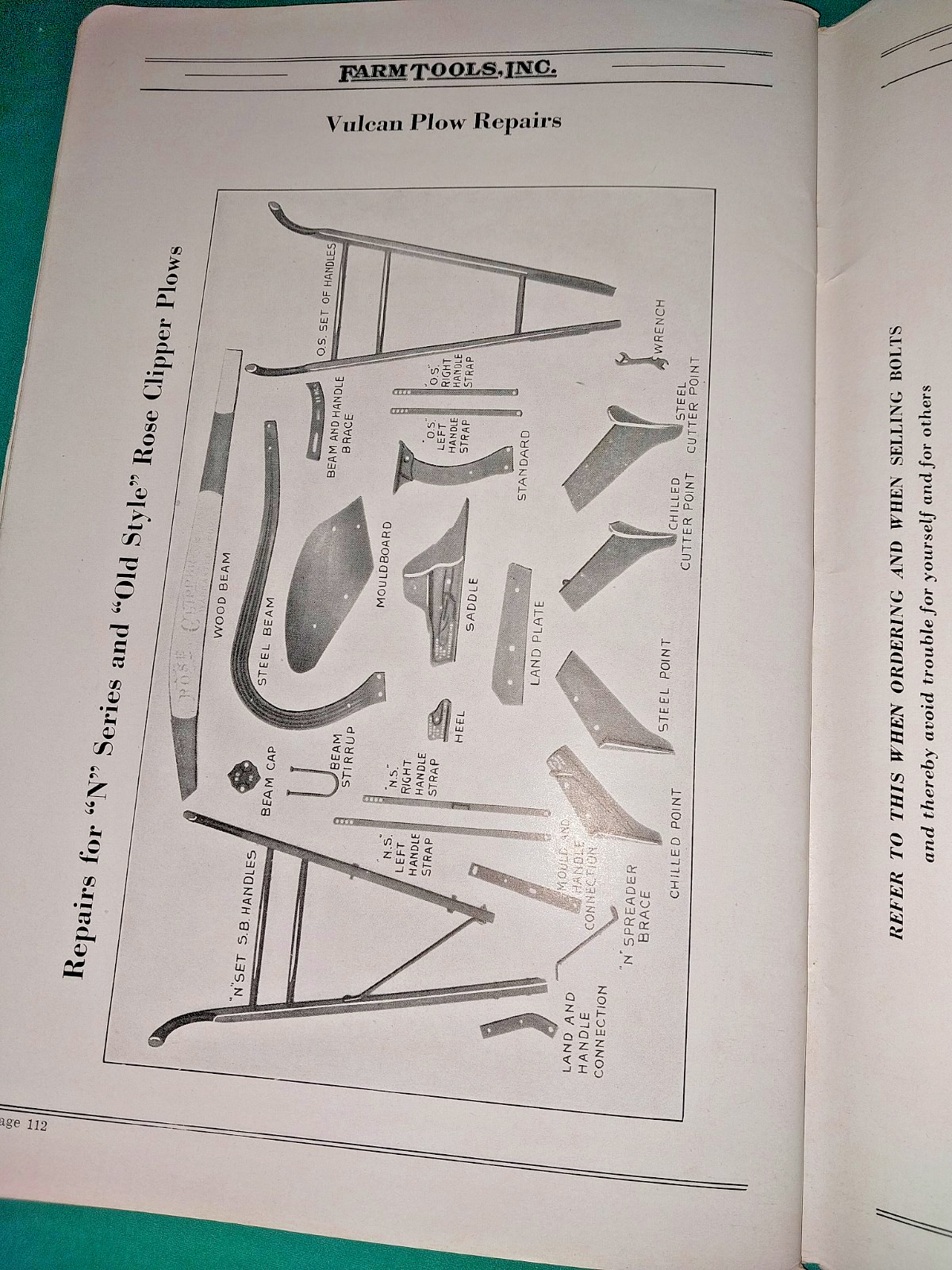 Circa 1939 Farm Tools Inc. No.61 Catalog 116 Pages