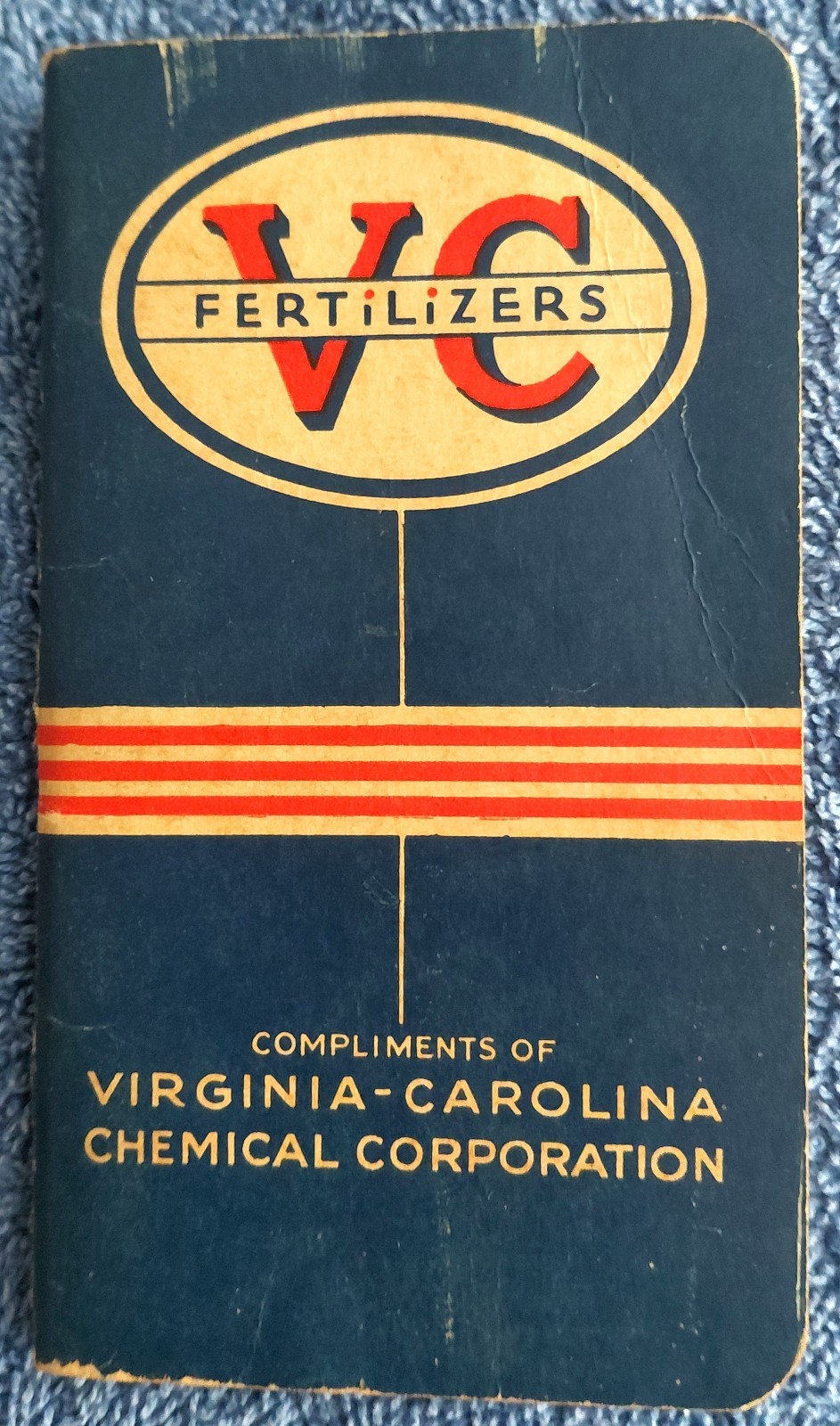 1940s VC Fertilizers Farmer&rsquo;s Pocket Ledger • Virginia‑Carolina Chemical Corp