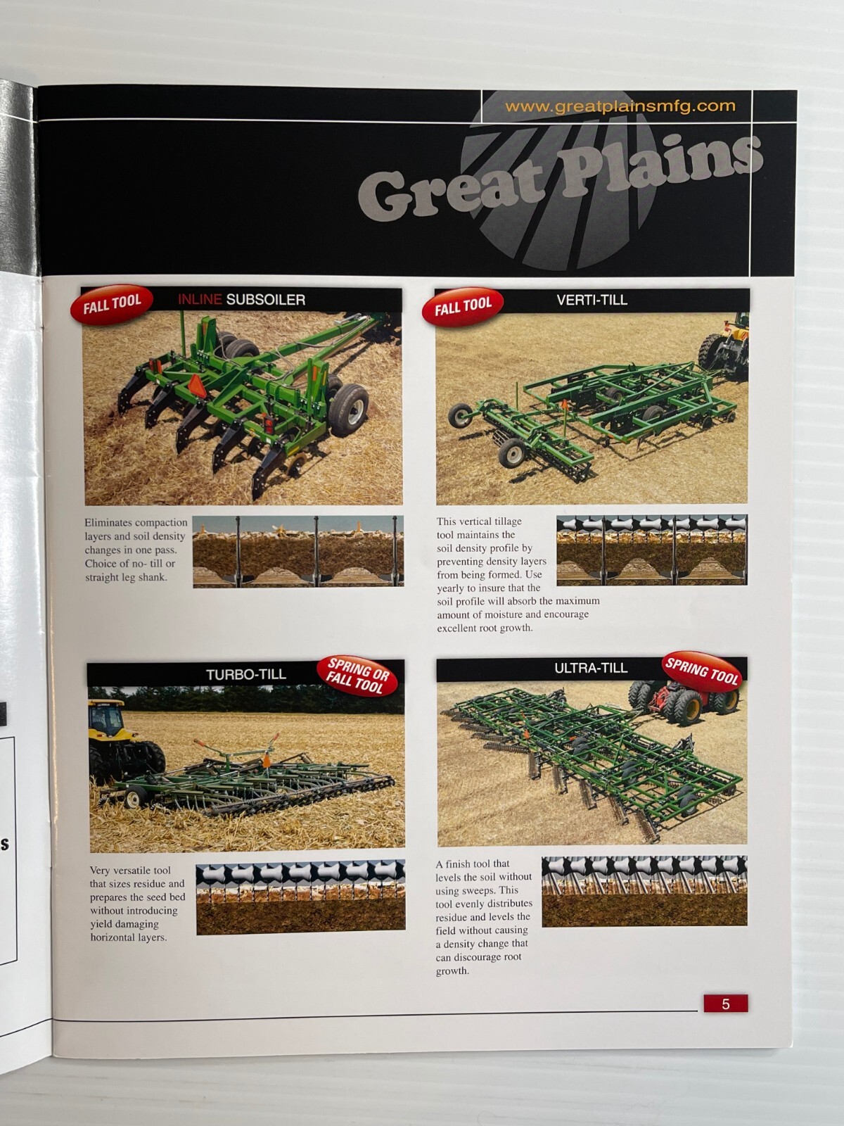Great Plains – Conservation Tillage Sales Brochure *Original 2000s Brochure*