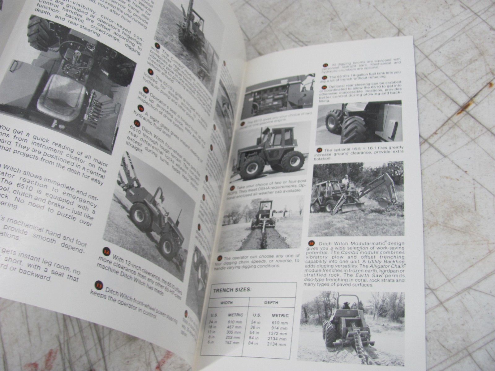 1987 Ditch Witch 6510 Sales Brochure L-6510-6