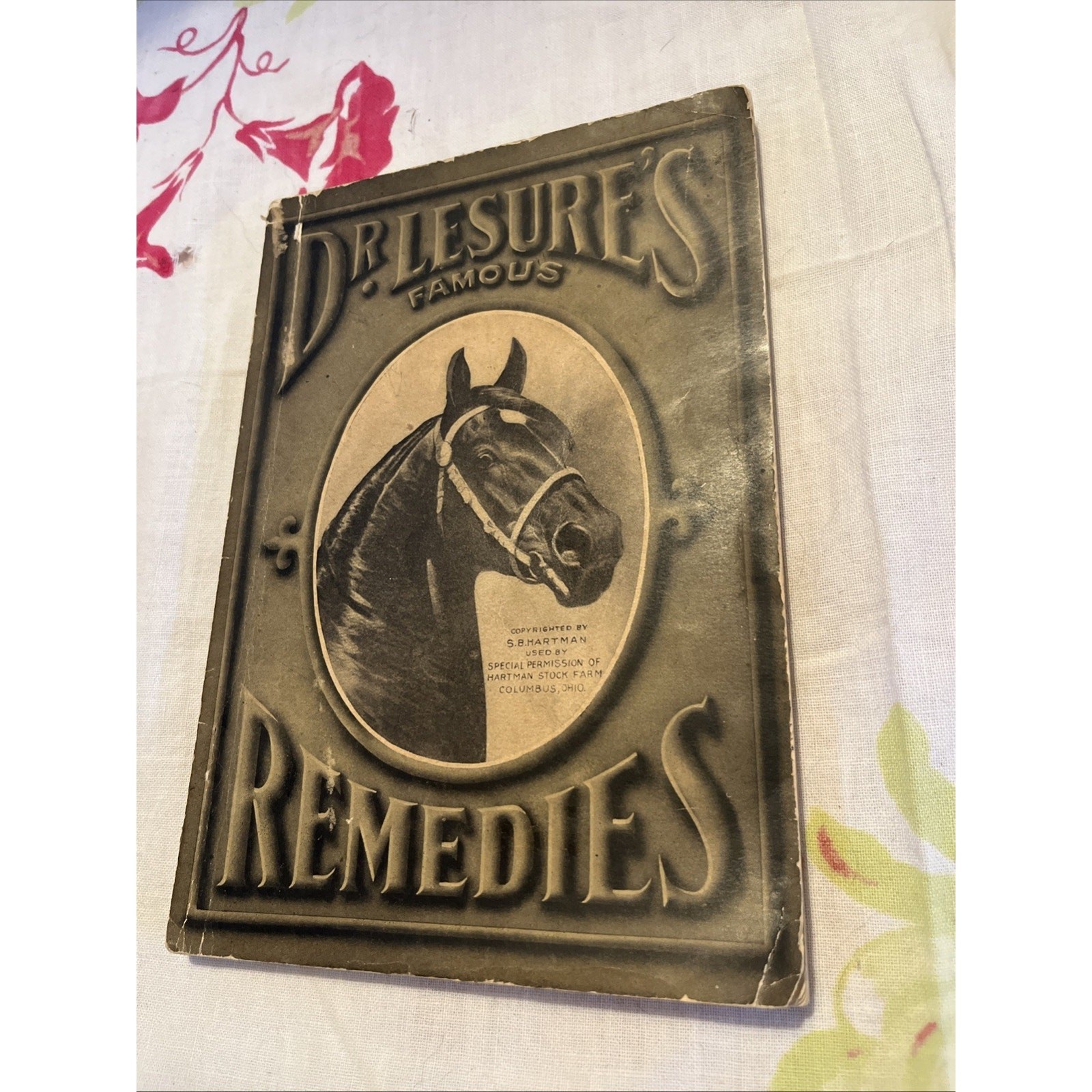 Dr Lesure&rsquo;s Famous Veterinary Remedies Farm Brochure Catalog Keene NH 1908 Rare