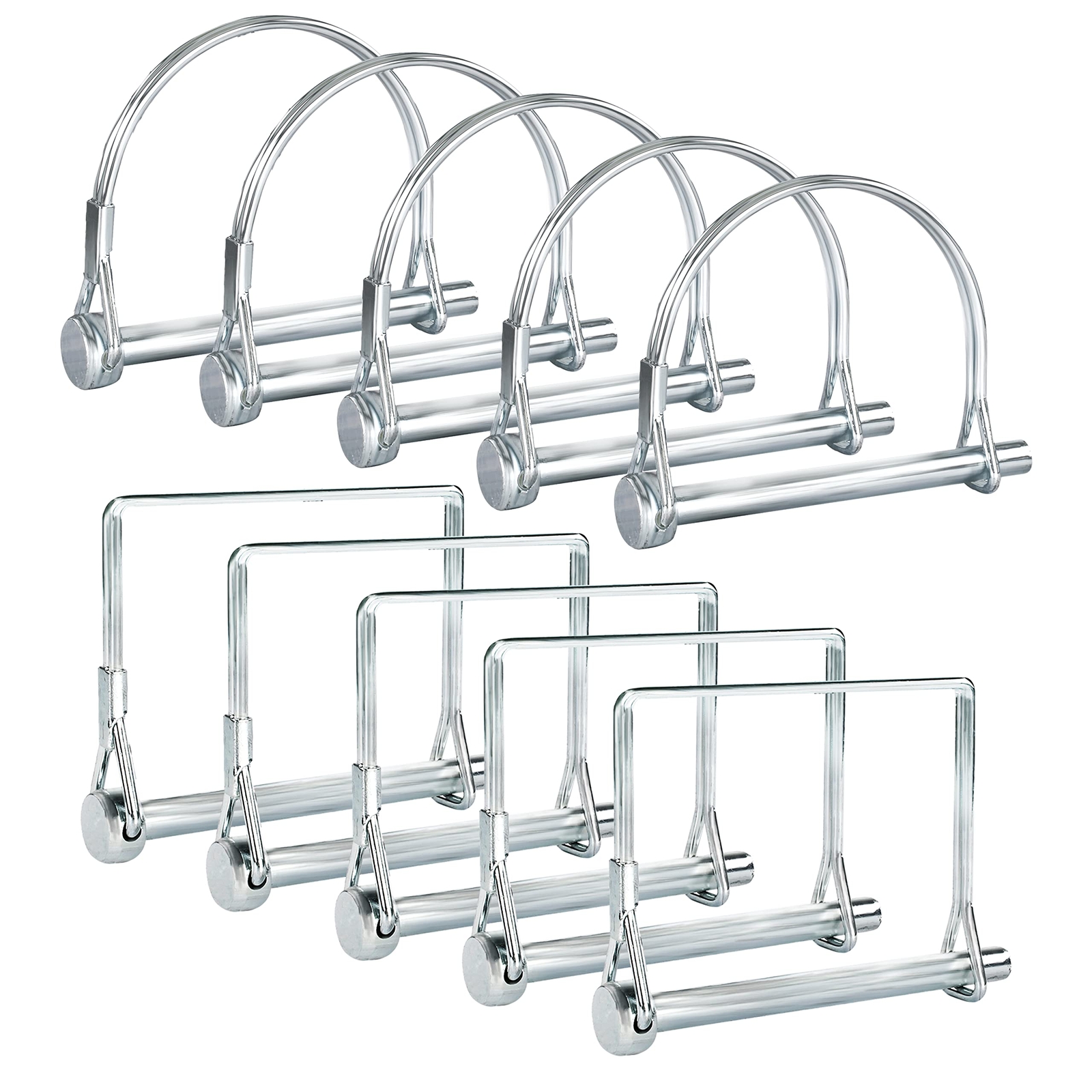 10) Trailer Pin 2-3/4&Prime;x1/4&Prime; (L x W) – Shaft Locking Coupler Pin Heavy Duty