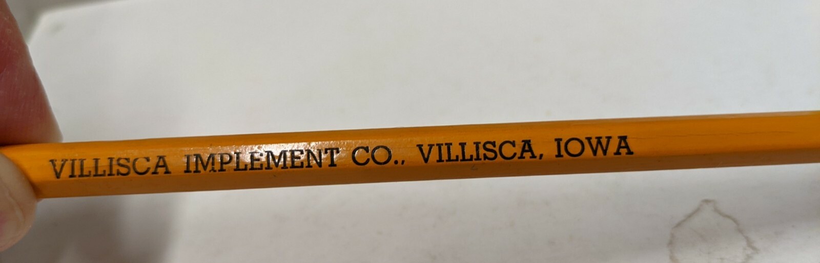 Vintage Villisca Implement Co. Villisca Iowa Advertising Pencil