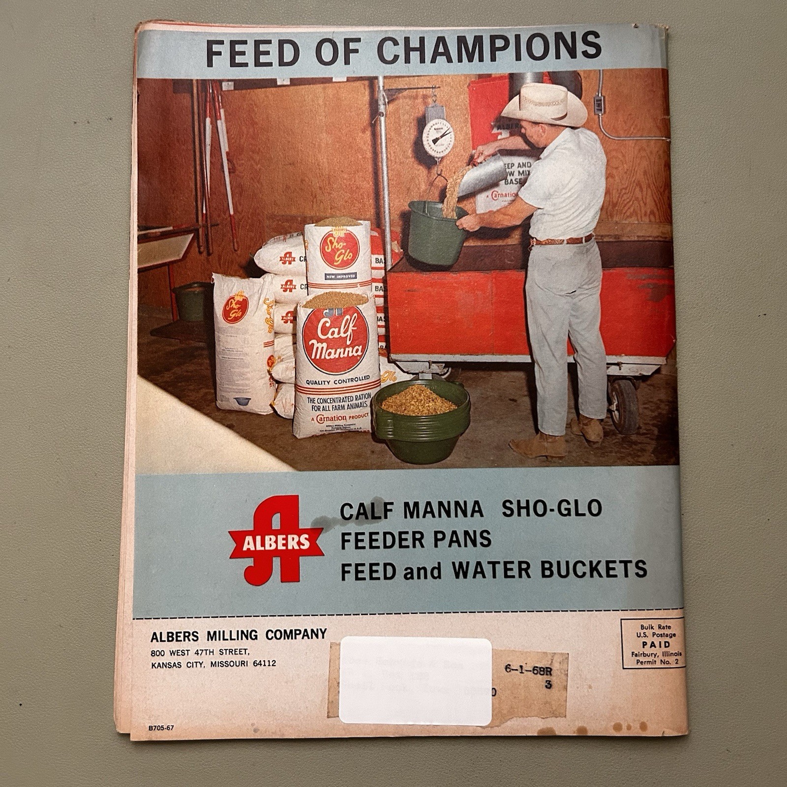 1967 Beef Breeder News Dedicated To Pure Beef Cattle Breeders Magazine