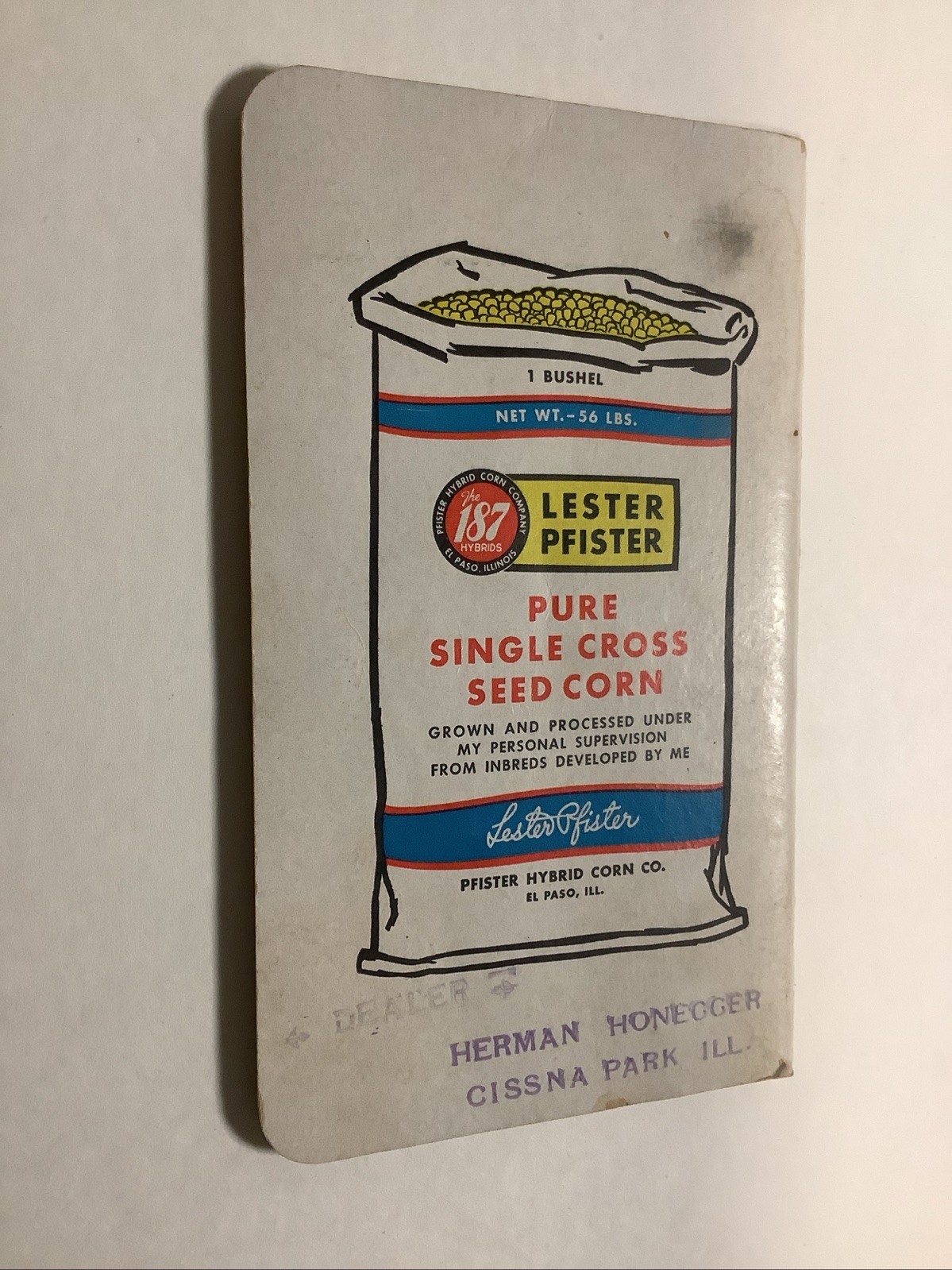 Vtg Booklet Pfister Hybrid Corn Co 1960 El Paso Cissna Park IL-FREE SHIPPING
