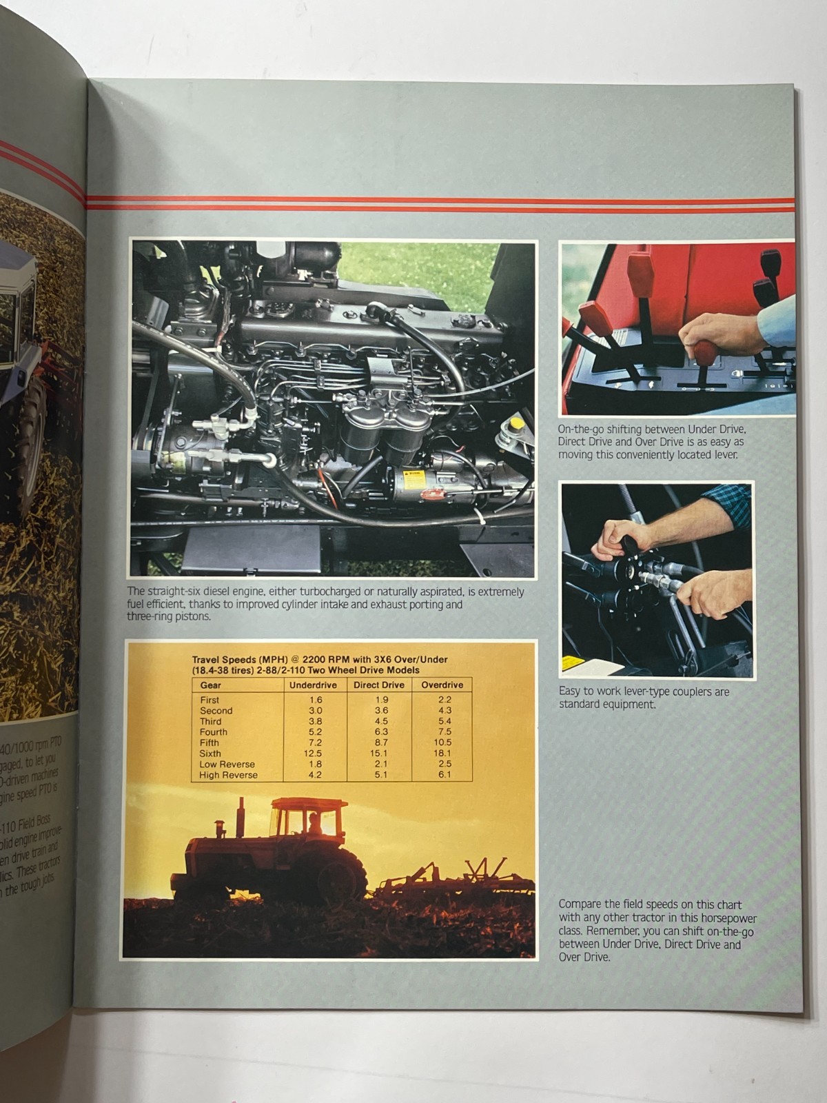 1982 White Field Boss 2-88 / 2-110 Tractor Sales Brochure *Showroom Sales Book*