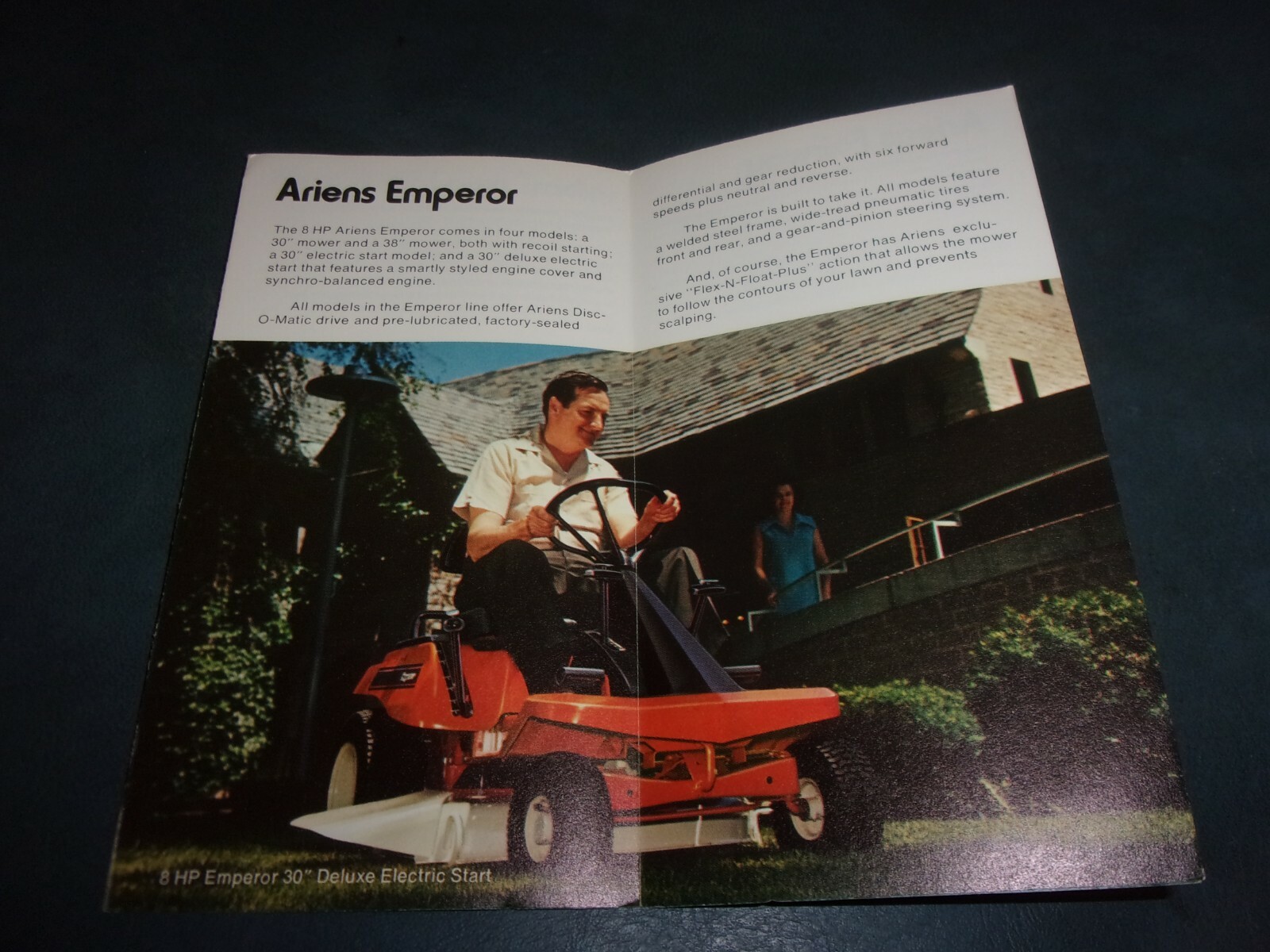 ARIENS RIDING MOWERS BROCHURE *** VINTAGE ORIGINAL