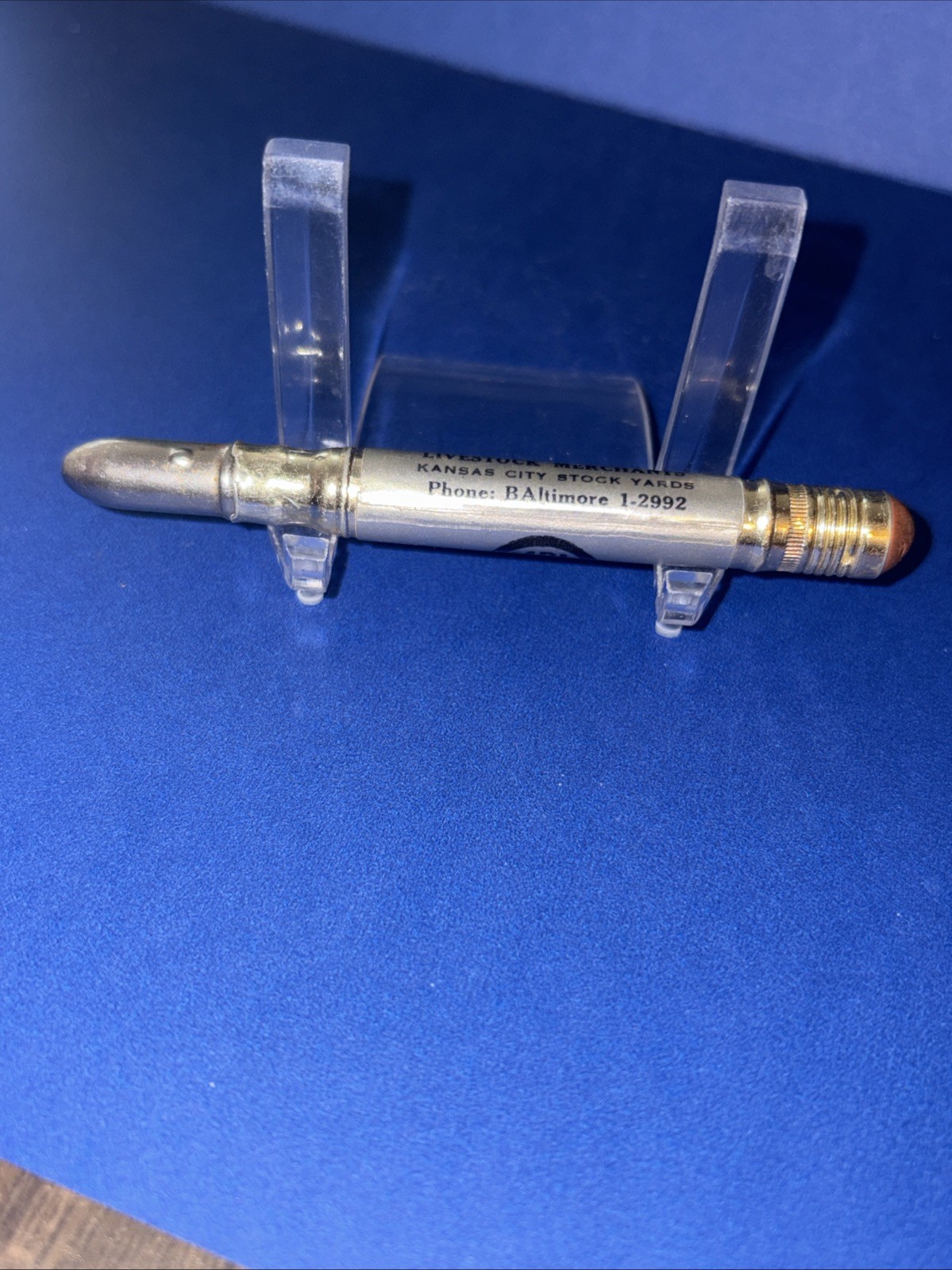 Martin Blomquist & Lee Livestock Merchants Kansas City Stockyards Bullet Pencil