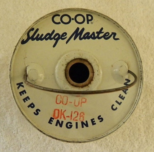 Vintage Co-op Sludge Master Farm Tractor Oil Filter, Keeps Engines Clean, Unused