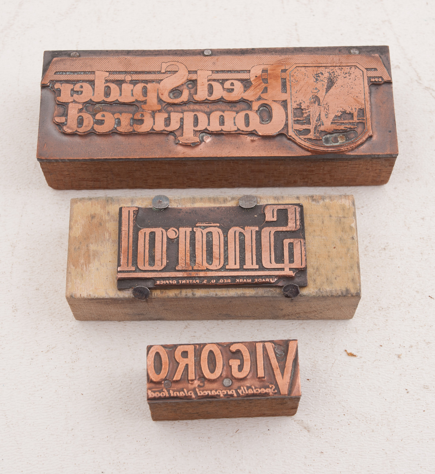 Red Spider Deming Snarol Vigoro Farming Printers Block Advertising (A5L-28)