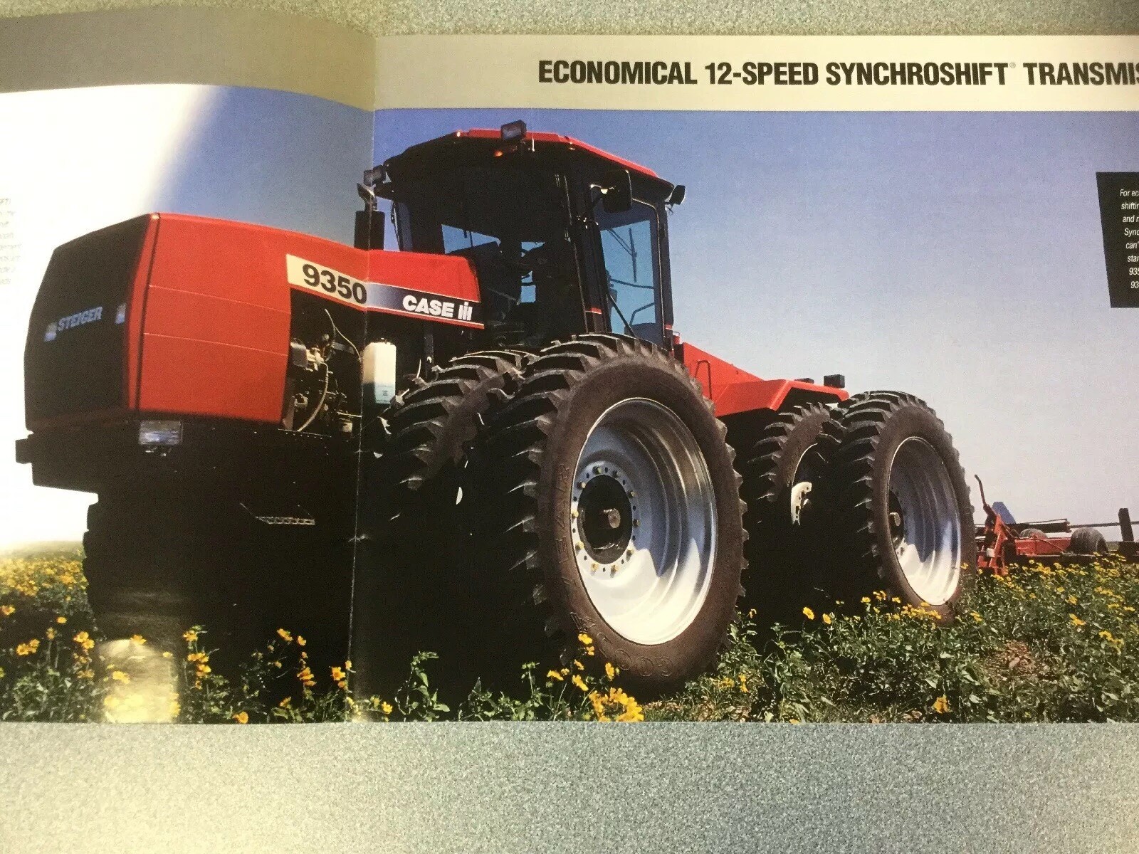 STEIGER 9300 SERIES 4WD 44 PAGES 1996 RARE SALES BROCHURE