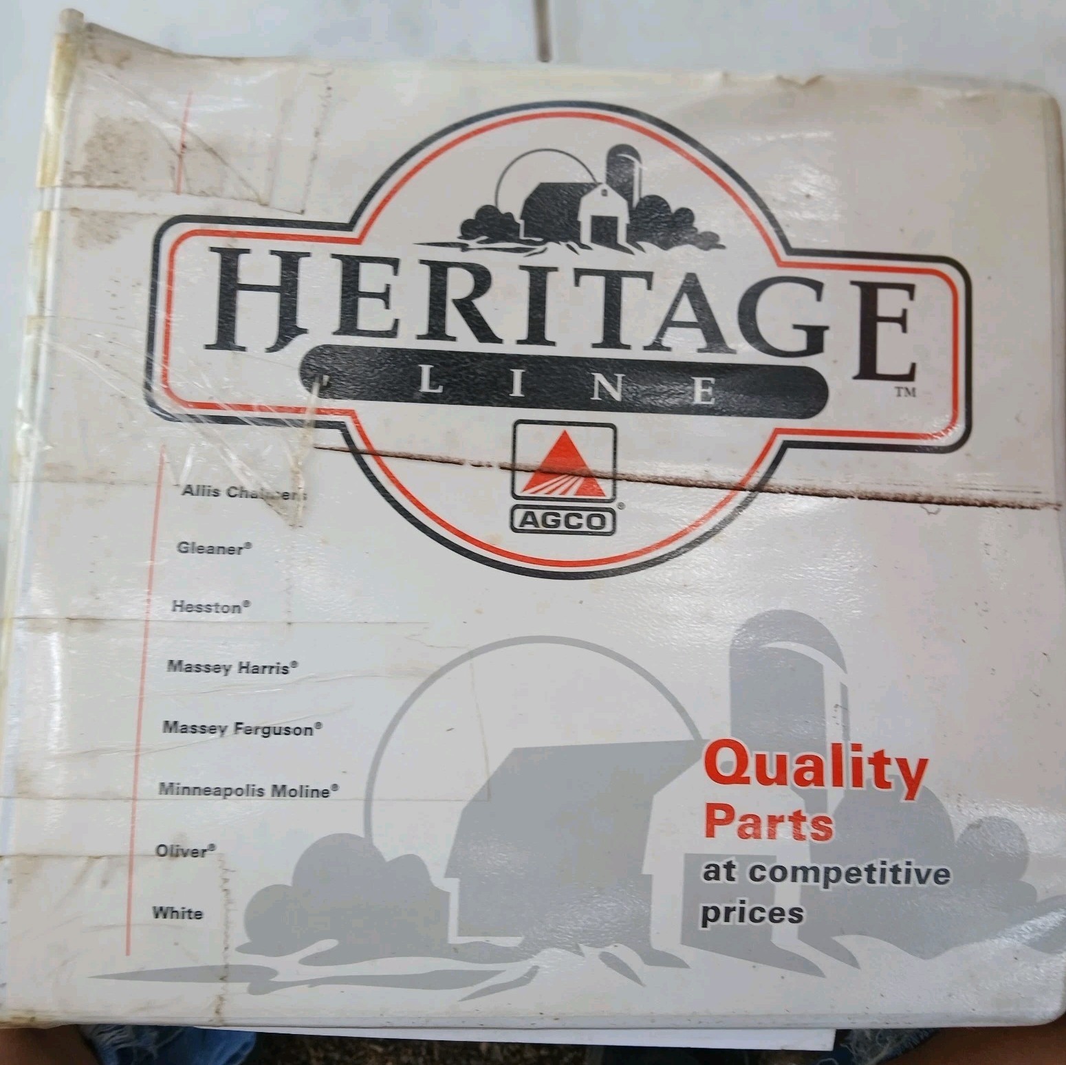 AGCO Heritage parts catalog book manual Allis, Gleaner, Heston, Massey, White
