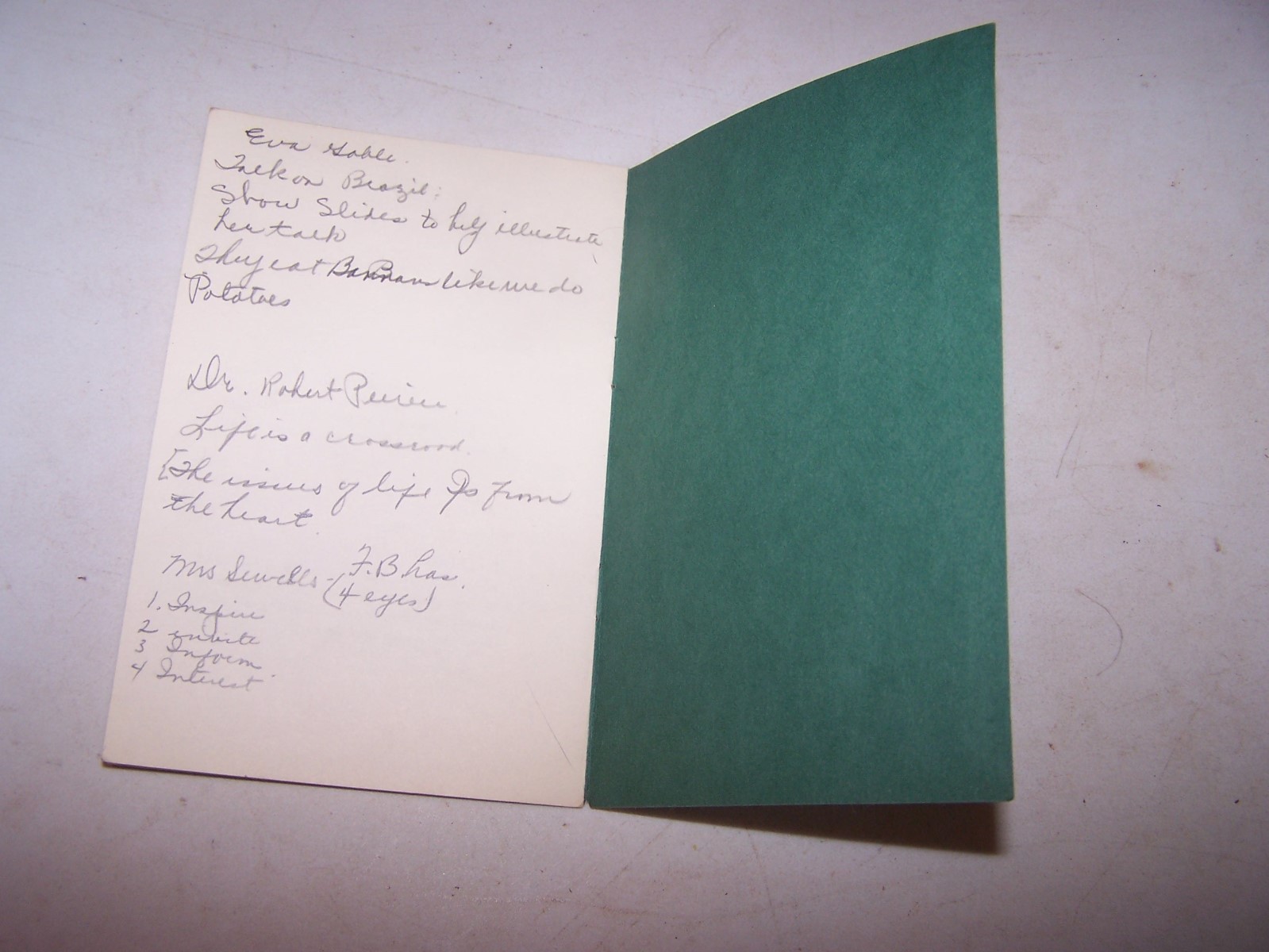 1956 INDIANA FARM BUREAU Social & Educational Conference Program INDIANAPOLIS