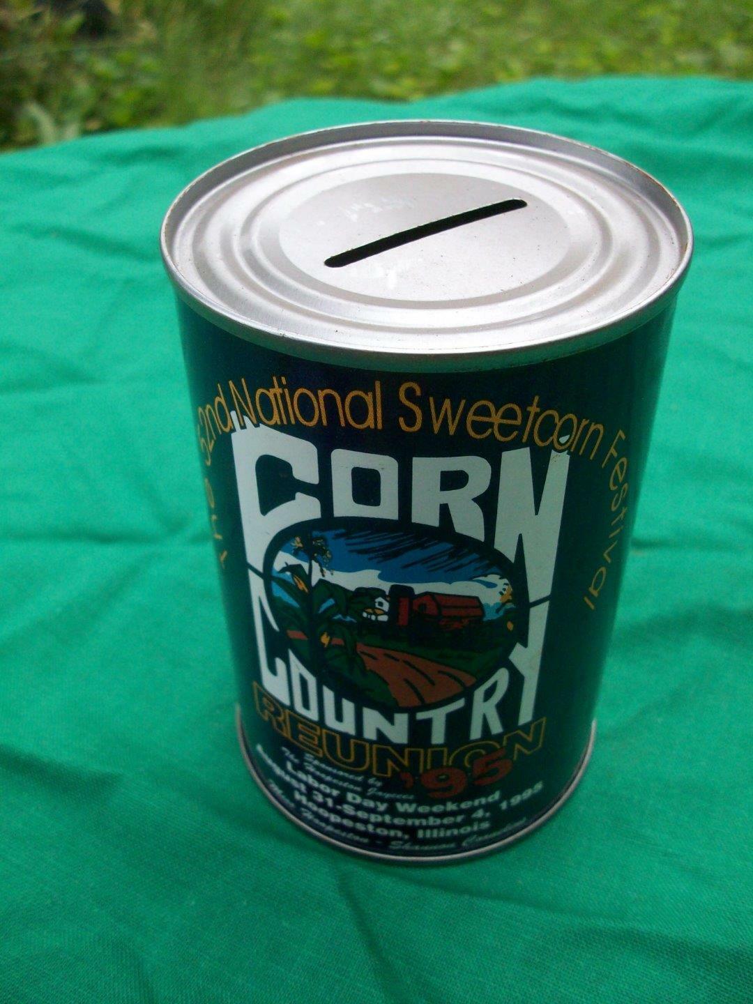 INDIANA FARM HOUSE FIND=HOOPESTON,ILLINOIS 1995 SWEETCORN FESTIVAL BANK