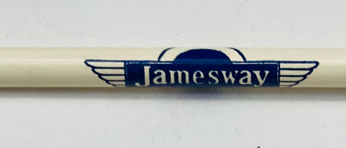 vintage JAMESWAY pencil white LORETTO MINNESOTA MID CENTURY MODERN MIDDELSTADT