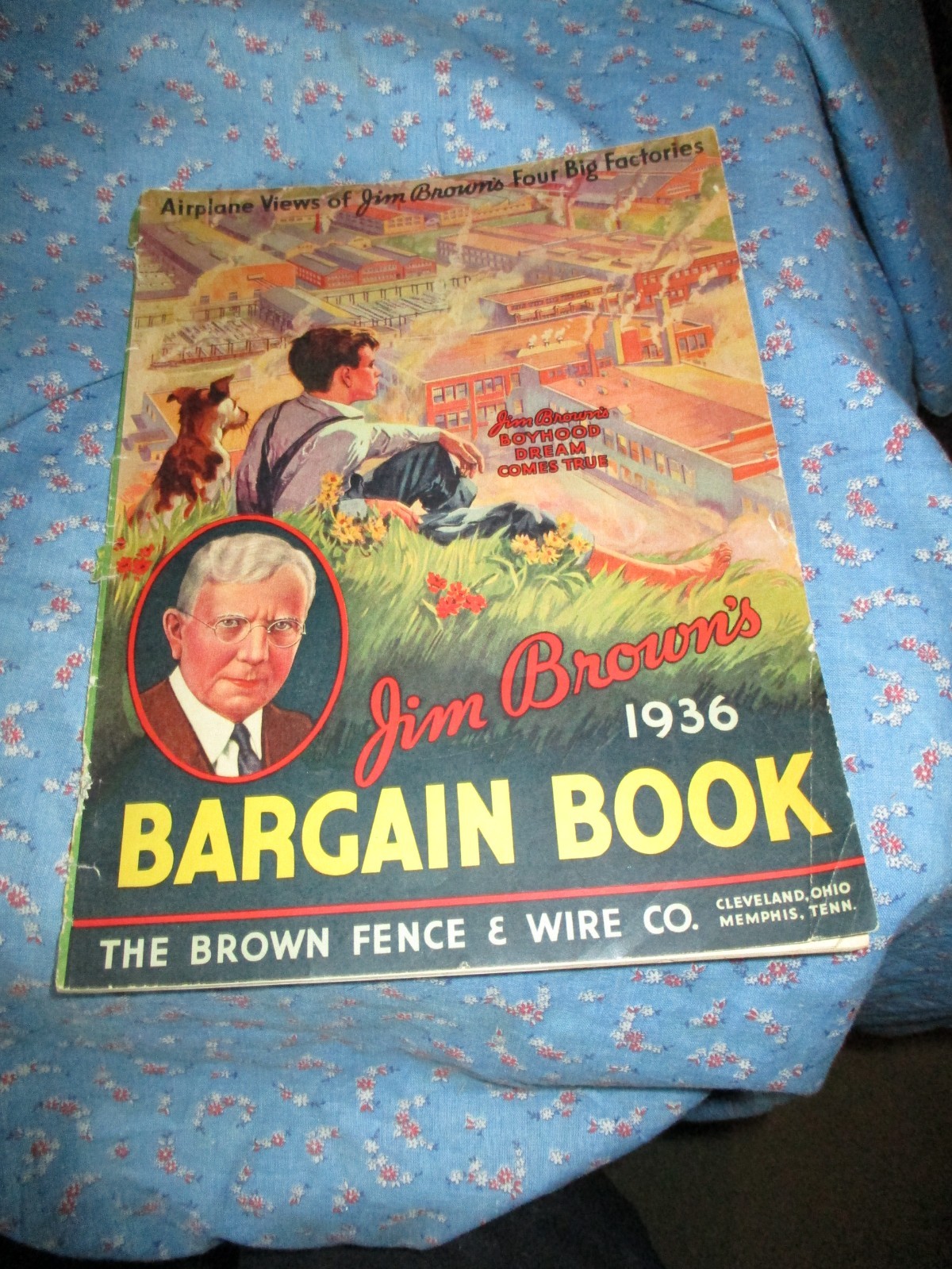 Catalog Jim Browns 1936 Bargain Book The Brown Fence & Wire Co Cleveland Memphis