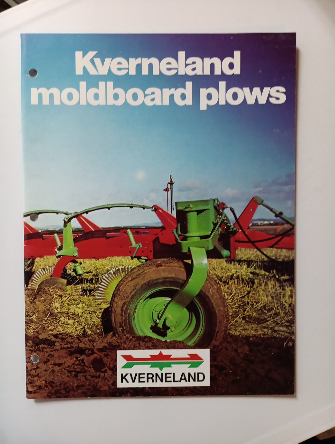 2 Kvernelands Seed Drill & Moldboard Plow Brochures Vintage Farming Advertising