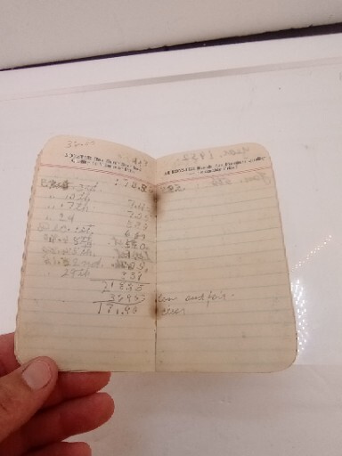 1950 Royster Guano Fertilizer Advertising Farm Calendar Pocket Memo Book Vintage