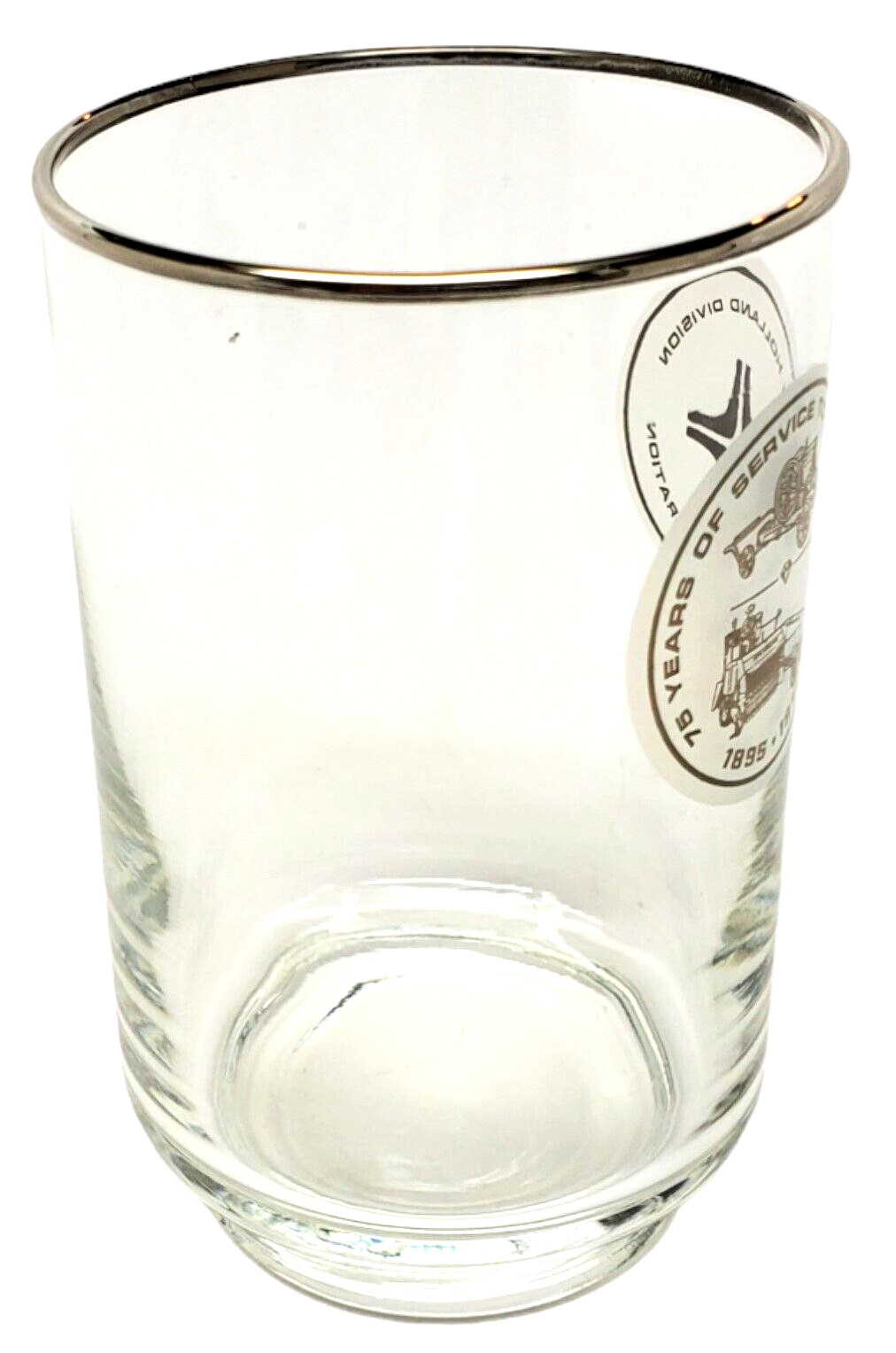 Sperry Rand New Holland 75 Years of Service to Agriculture Glass(es) 1895-1970
