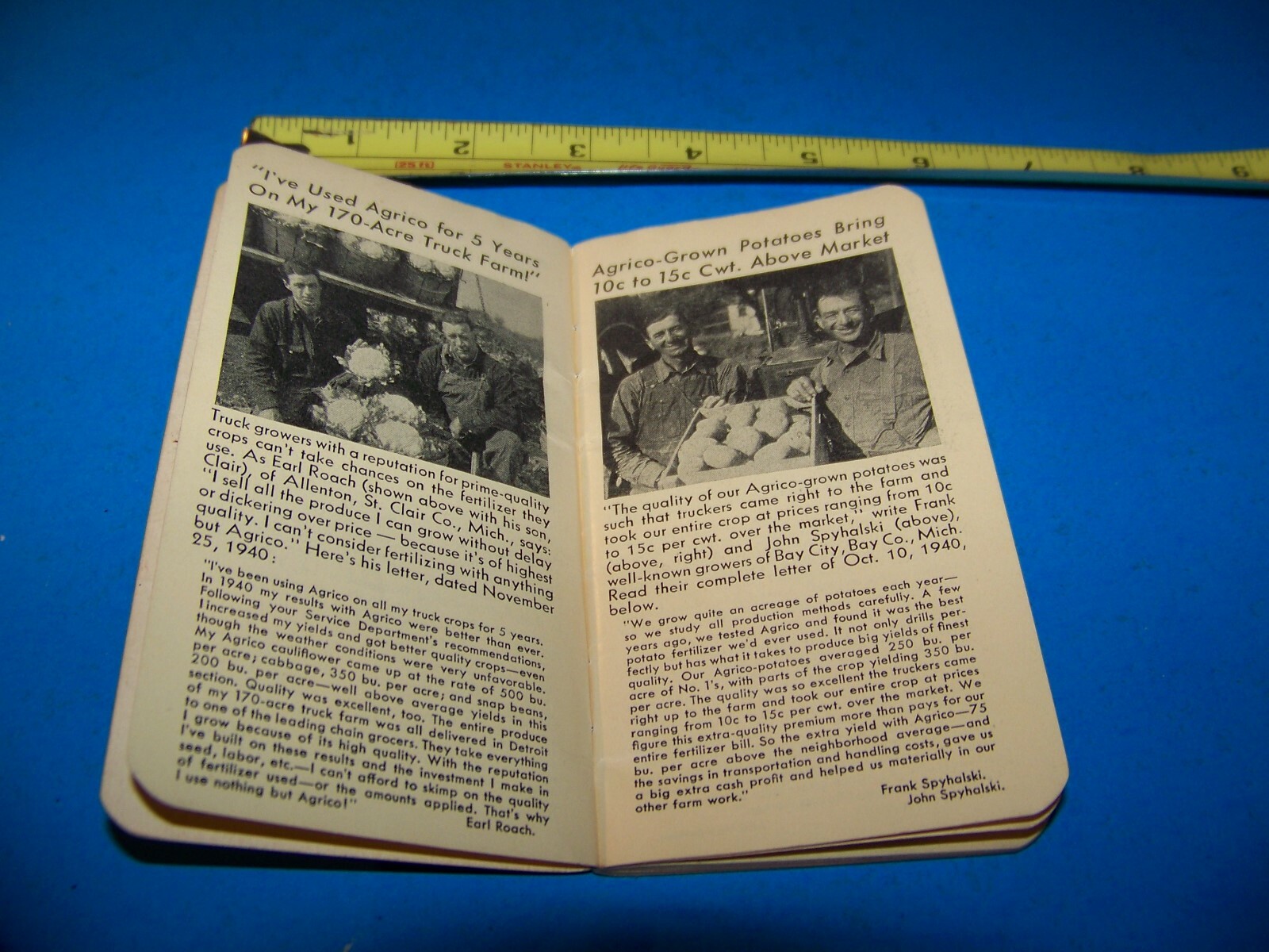 Agrico Fertilizer « Daily Reminder » Memo Booklet Vintage 1941