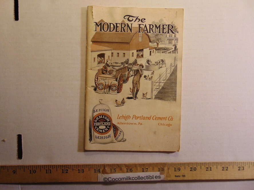 Vintage The Modern Farmer Lehigh Portland Cement Co Booklet Allentown PA