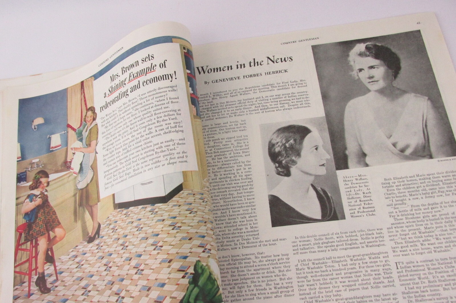 Vintage « Country Gentleman » October 1940 Charles Hargens Cover