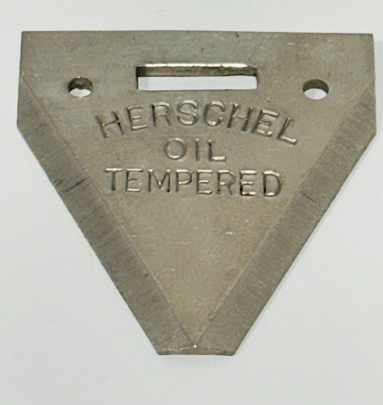 Vtg 1960&rsquo;s Advertising Key Fob Herschel Oil Tempered Sickle mower collectible